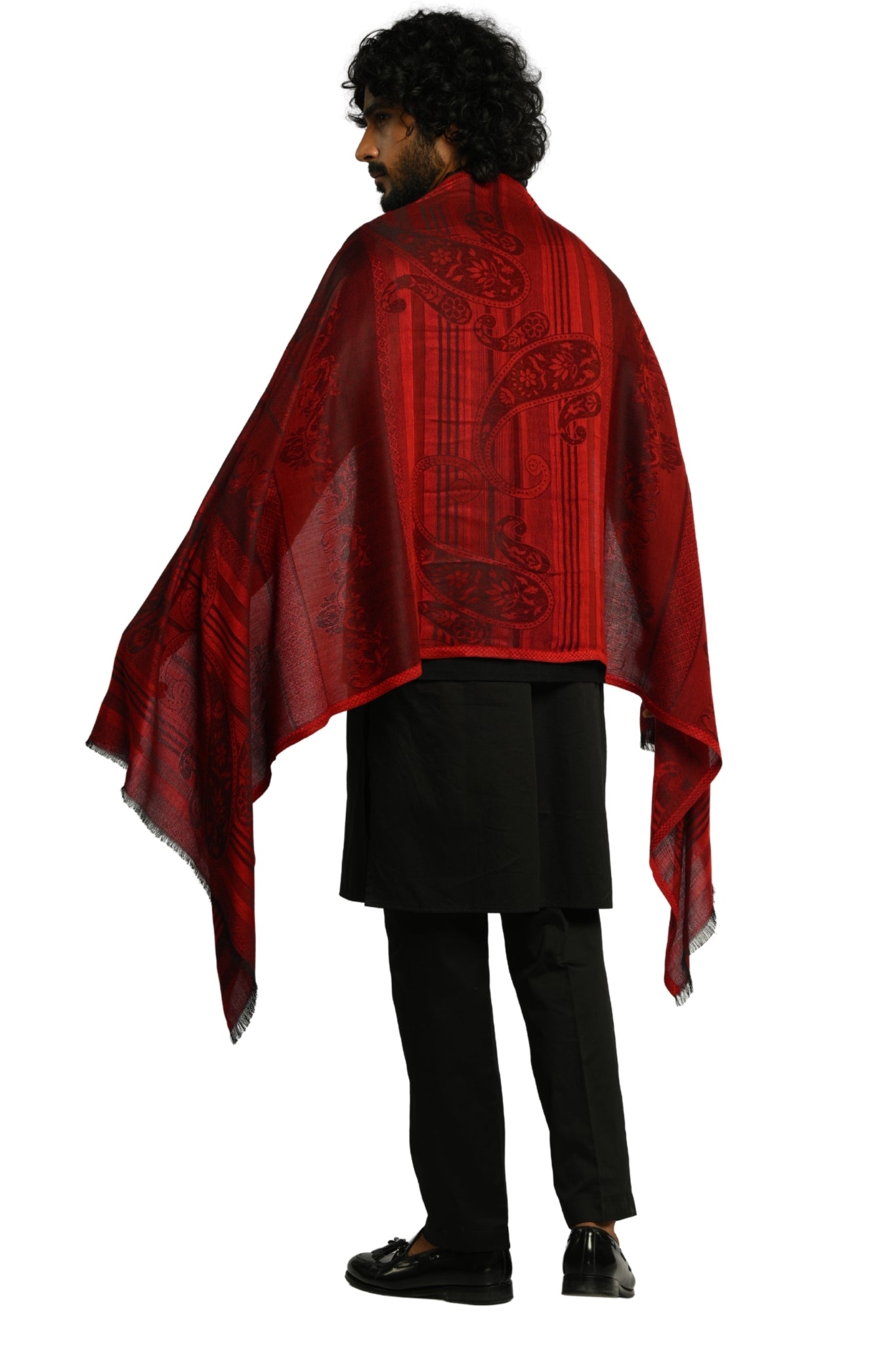 Taroob Signature Jamawar Silk Stole