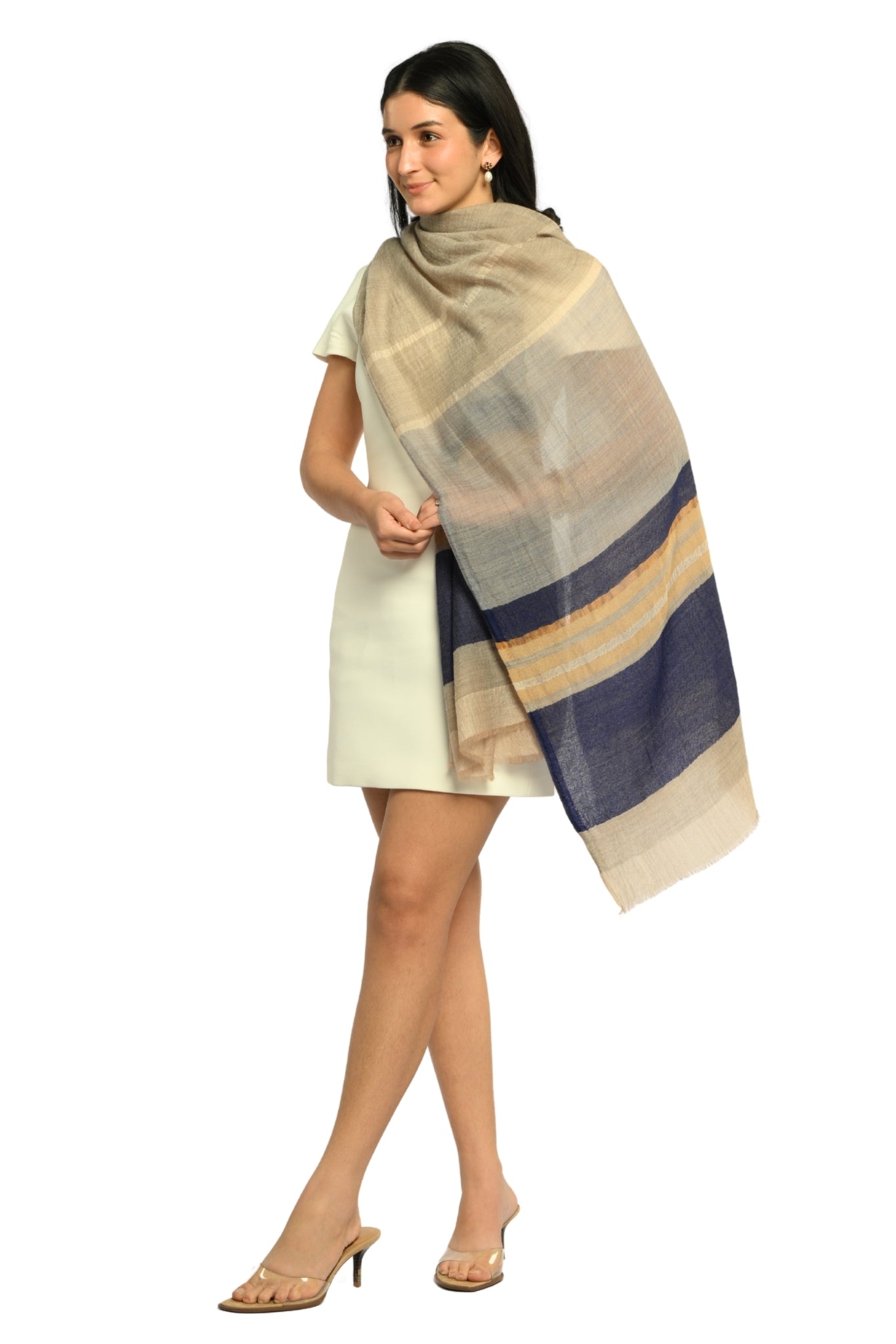 Taroob Gleamline Wool Scarf