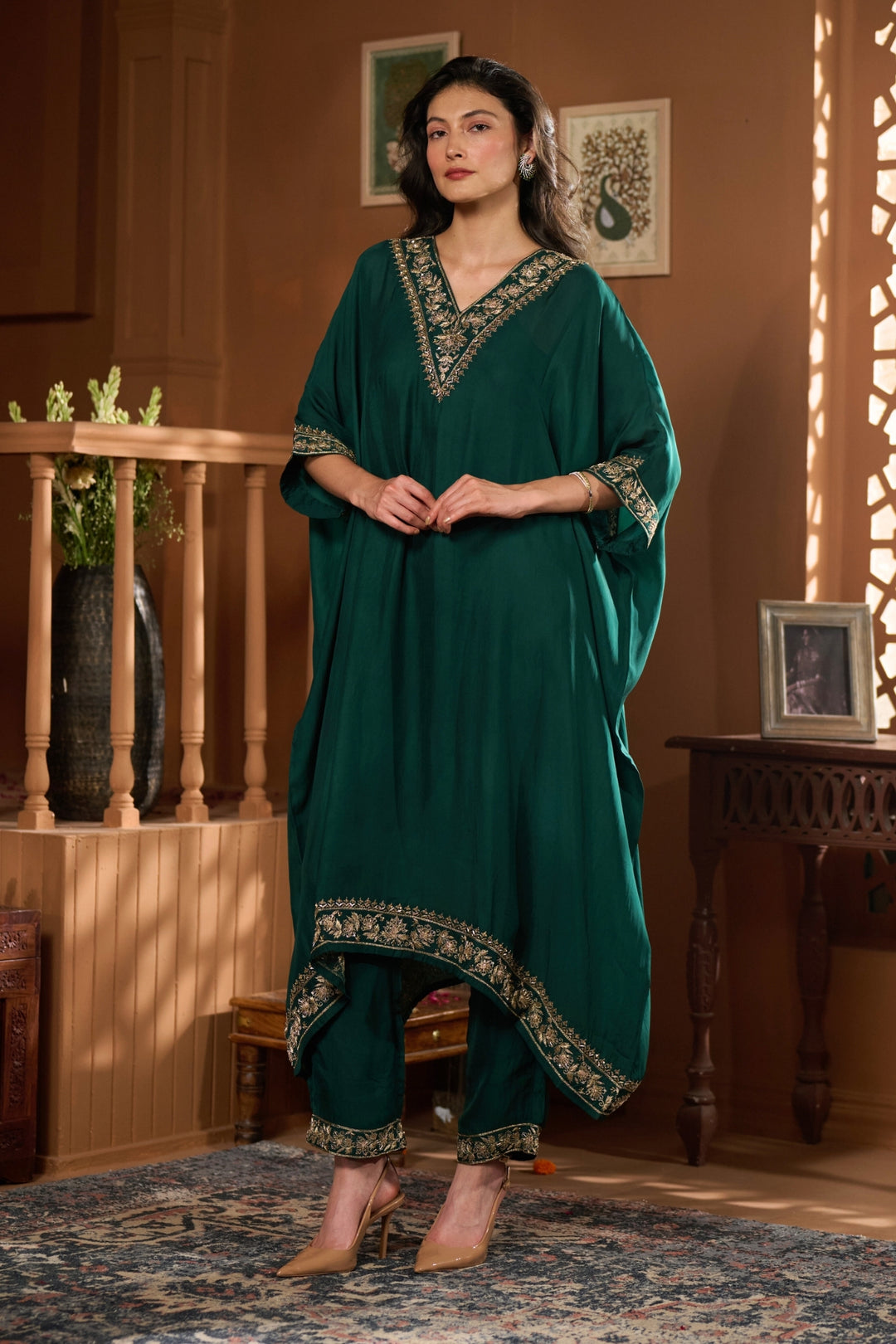 Taroob Hand Embellished Choga Set