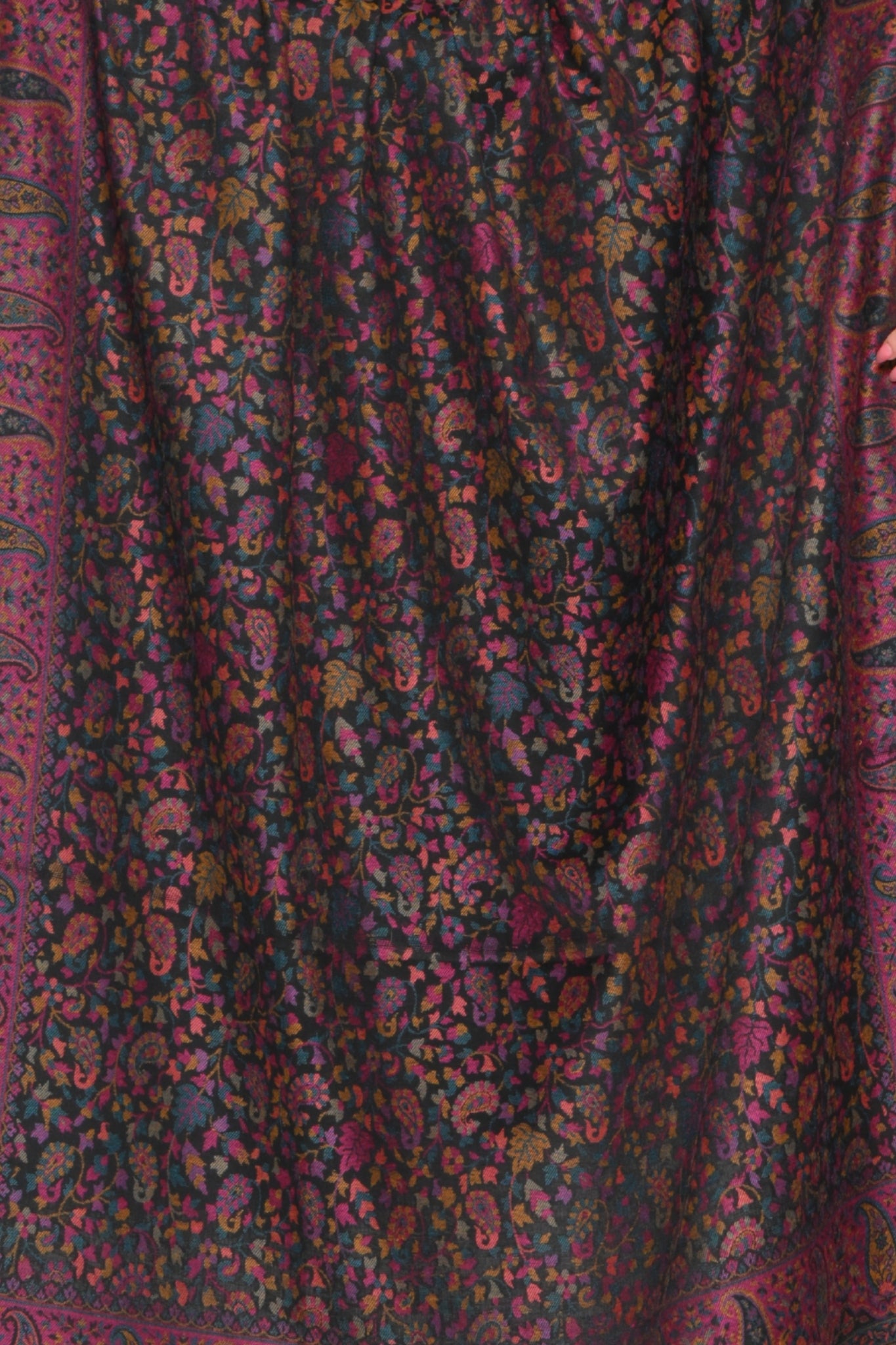 Faux Pashmina Antique Kaani Shawl – Women's – Image 3 | Taroob