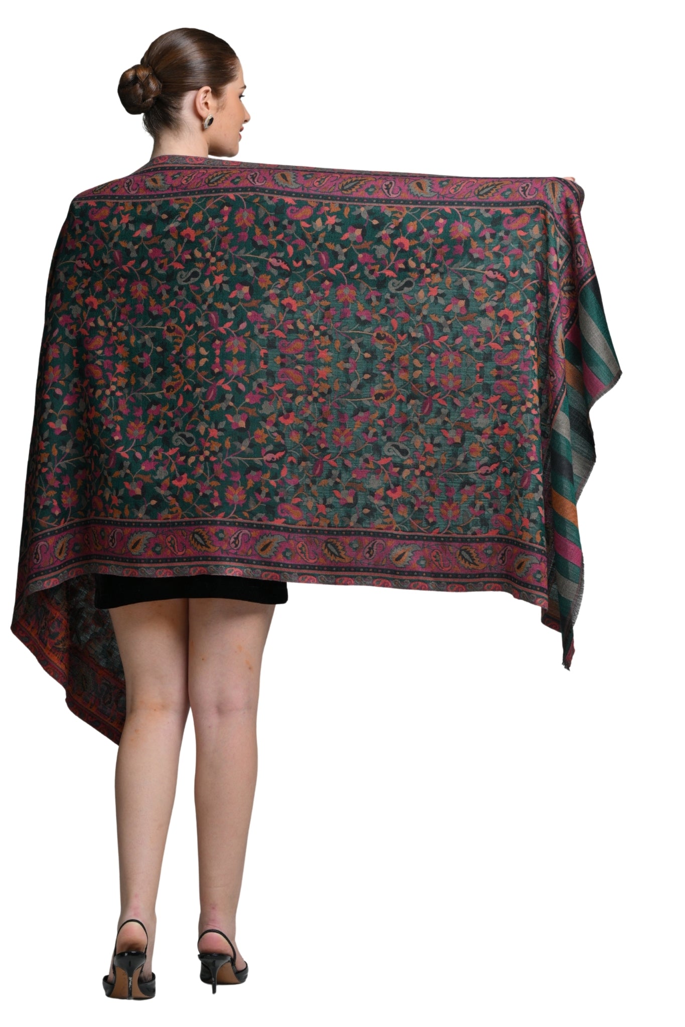 Taroob Heritage Loom Kaani Wool Stole