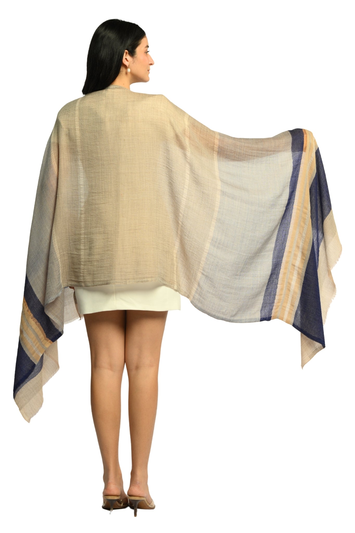 Taroob Gleamline Wool Scarf