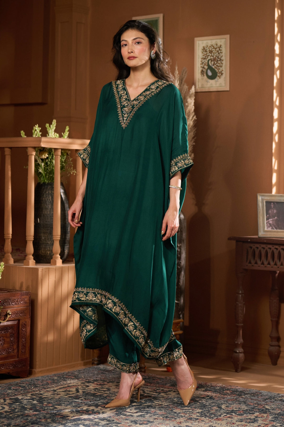 Taroob Hand Embellished Choga Set