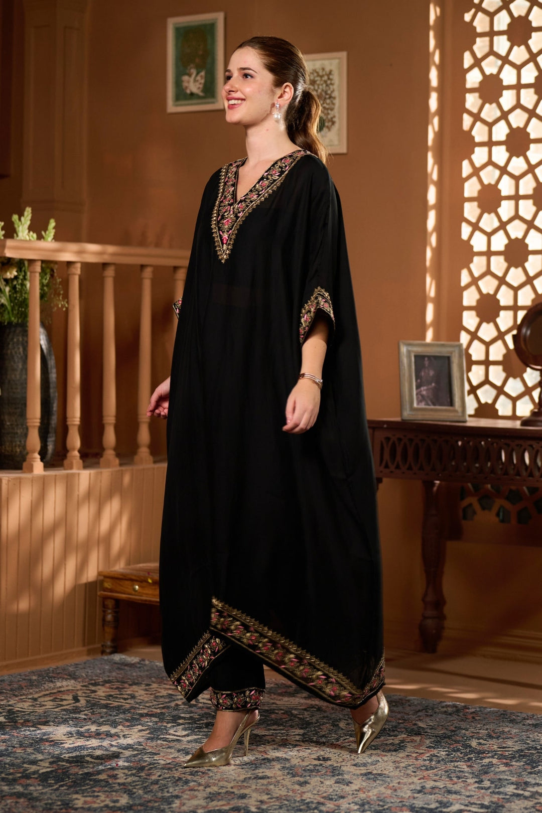 Taroob Hand Embellished Choga Set