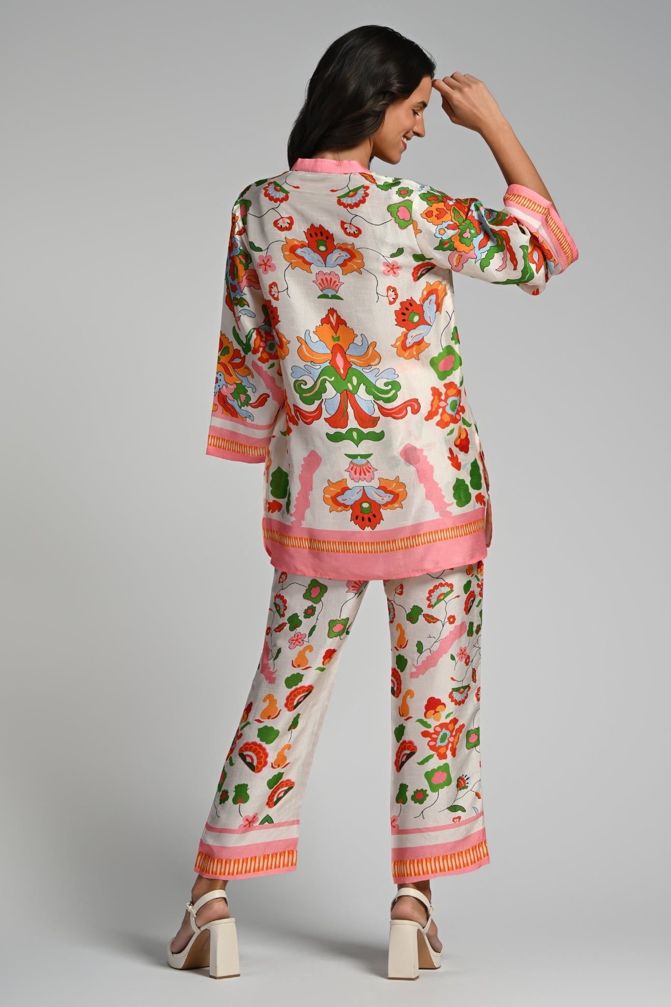 Taroob Floral Utopia Tunic Set
