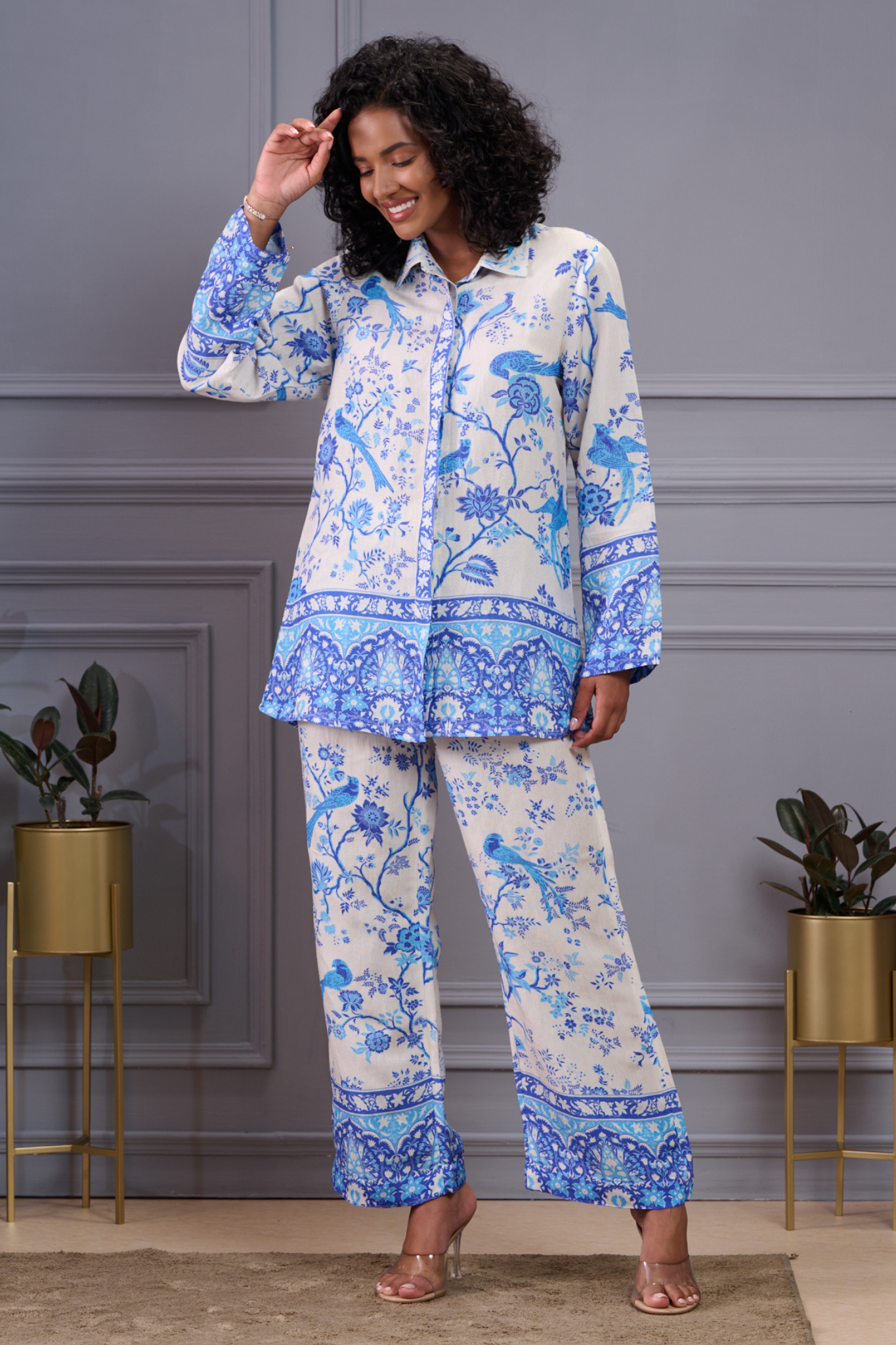 Taroob Linen Safari Co-ord Set