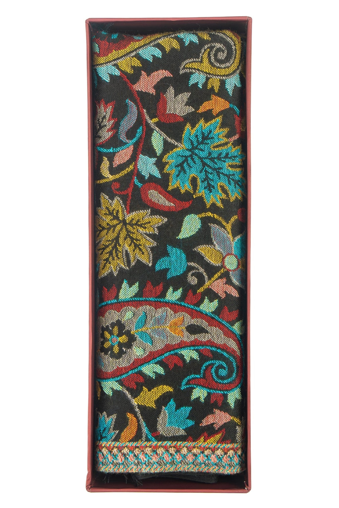 Taroob Gift Set of Unisex Silk Border Kaani Stole for Him or Her