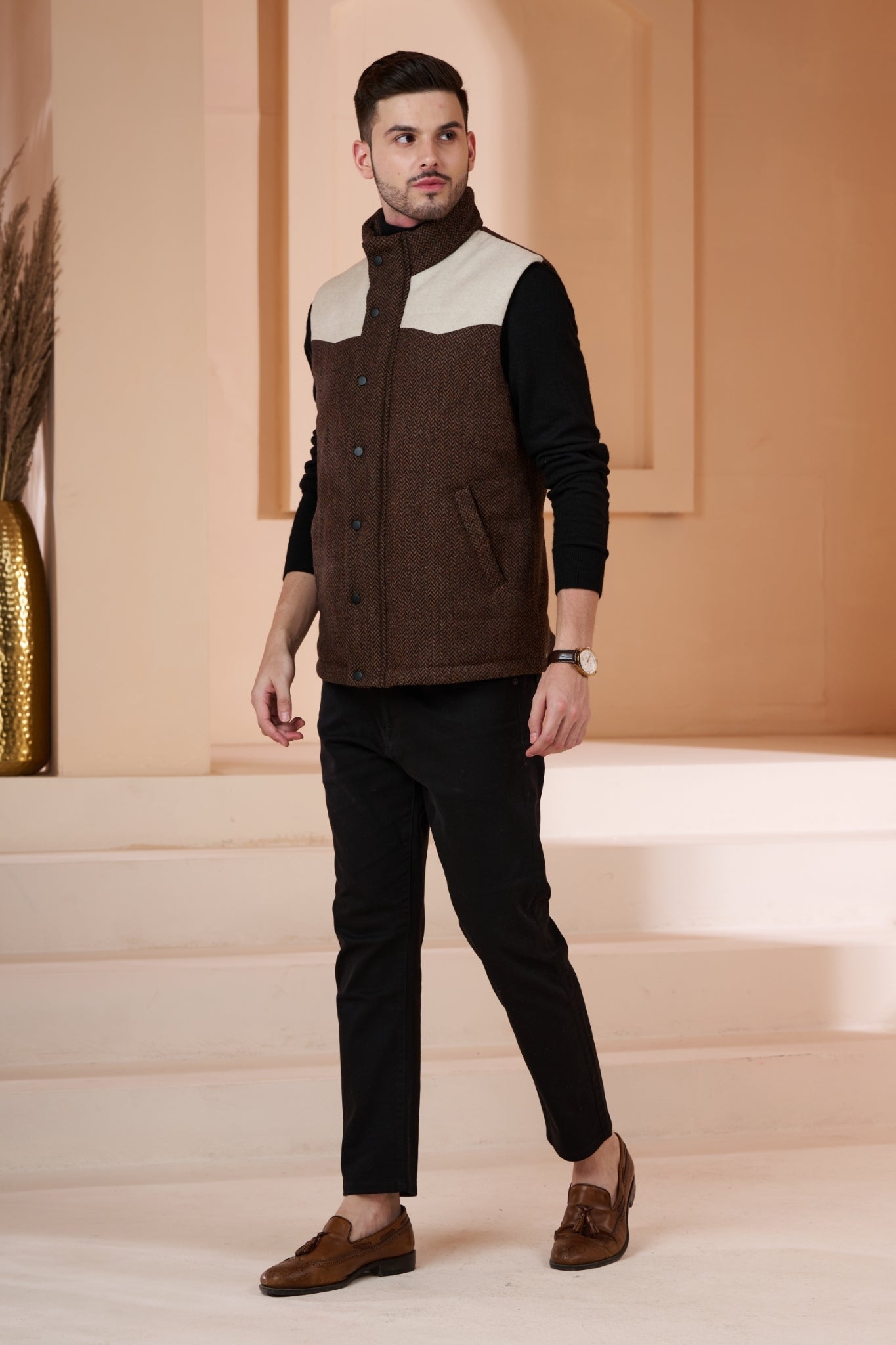 Taroob Wool Puffer Gilet