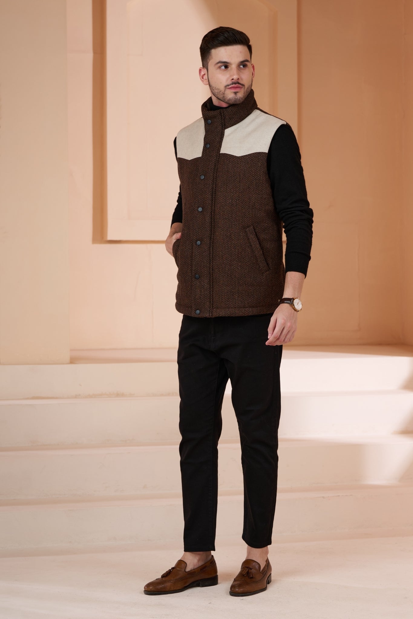 Taroob Wool Puffer Gilet