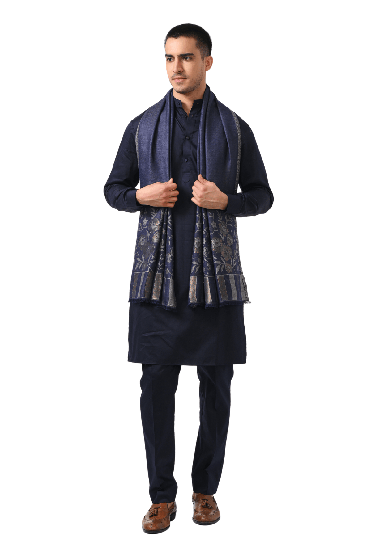 Taroob Gift Set of Zari Silk Jawar Stole for Him or Her ( Unisex Stole )