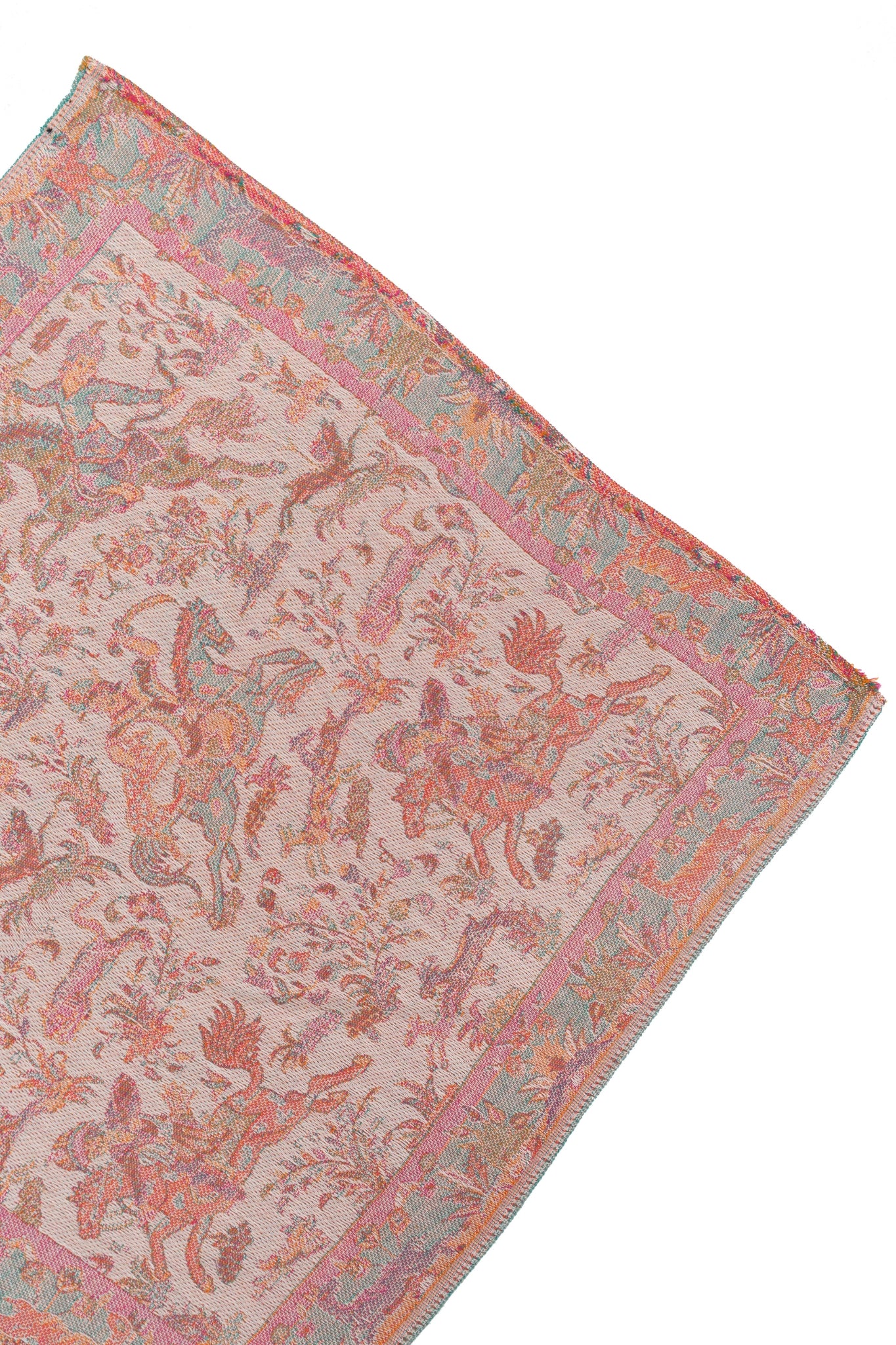 Taroob Shikar-dar Jamawar Pocket Square