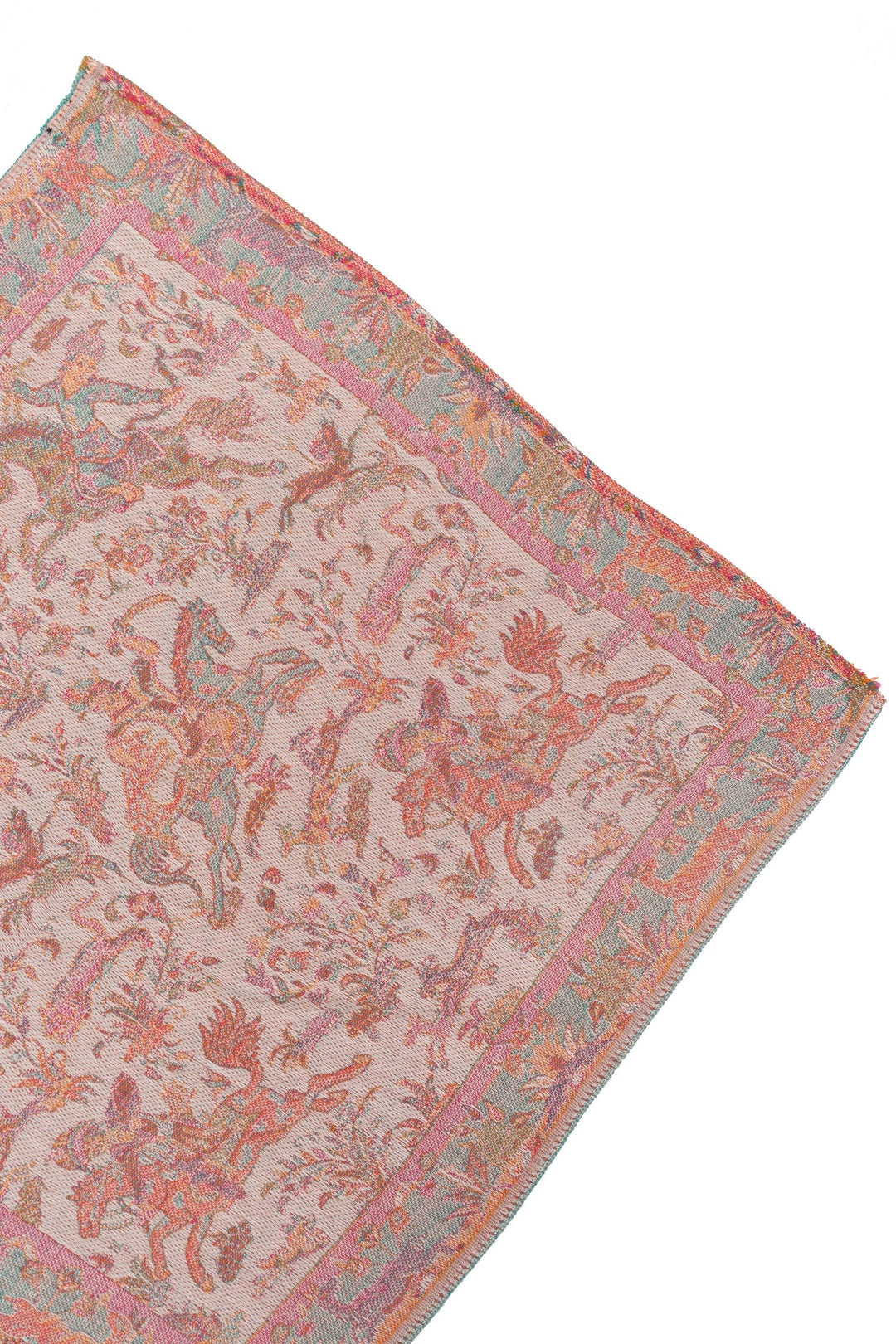 Taroob Shikar-dar Jamawar Pocket Square