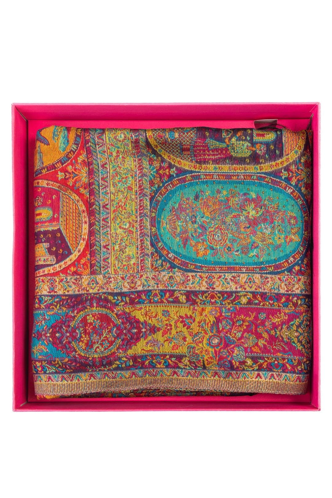 Taroob Gift Set of Unisex Wool Silk Kaani Stole for Him or Her