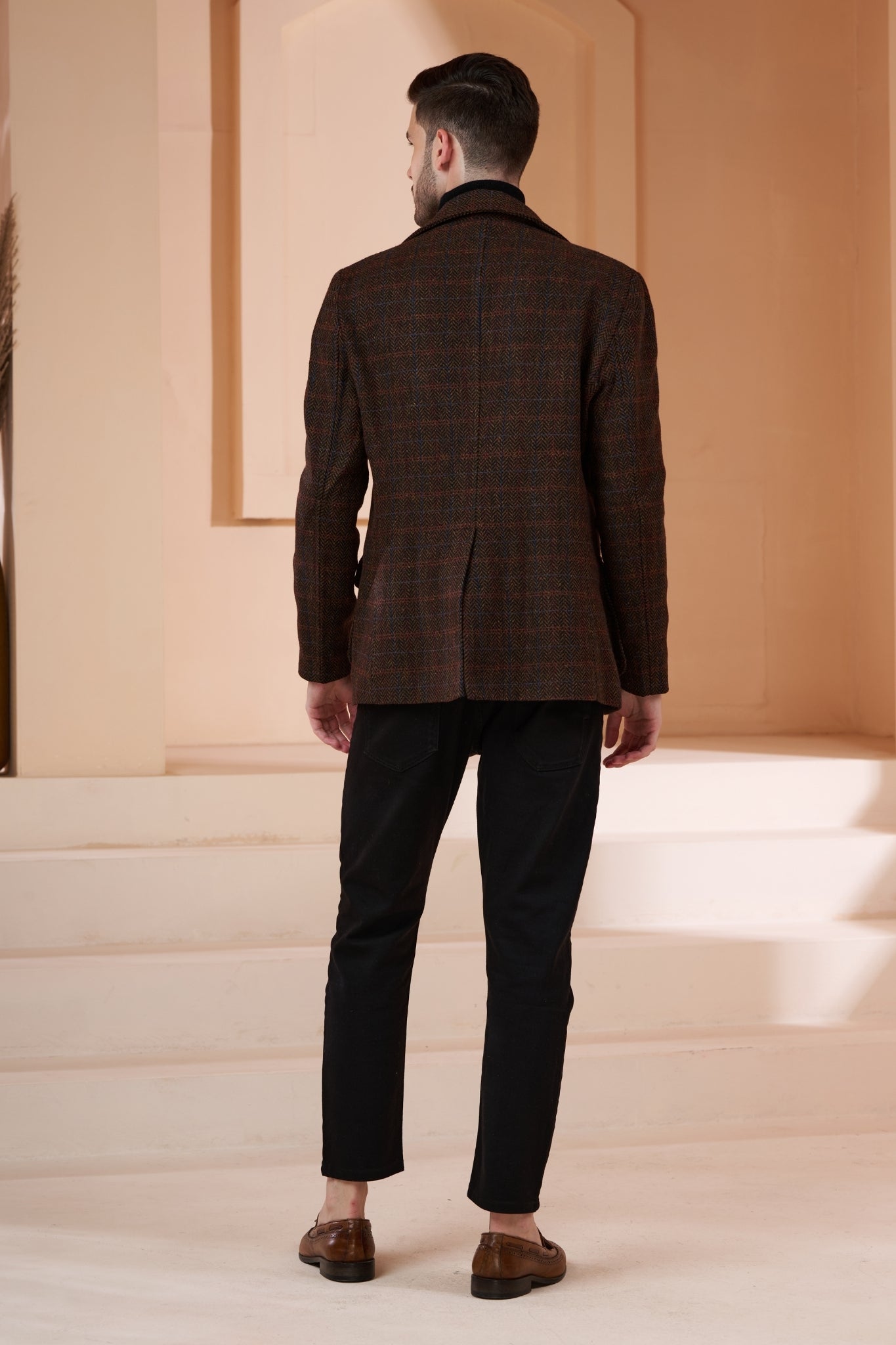 Taroob Wool Herringbone Travellers Jacket