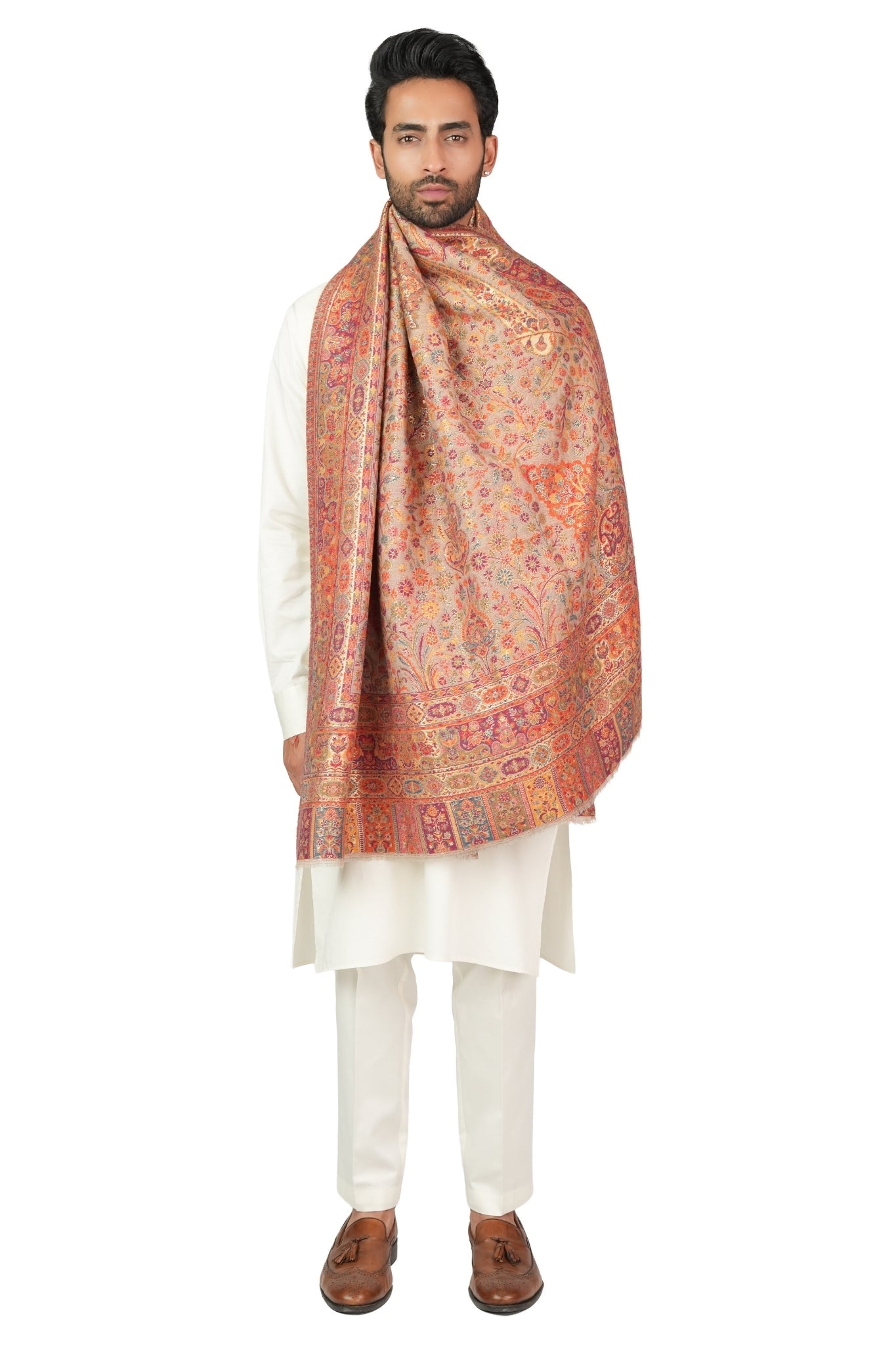 Taroob Maharaj Darbar Resham Shawl