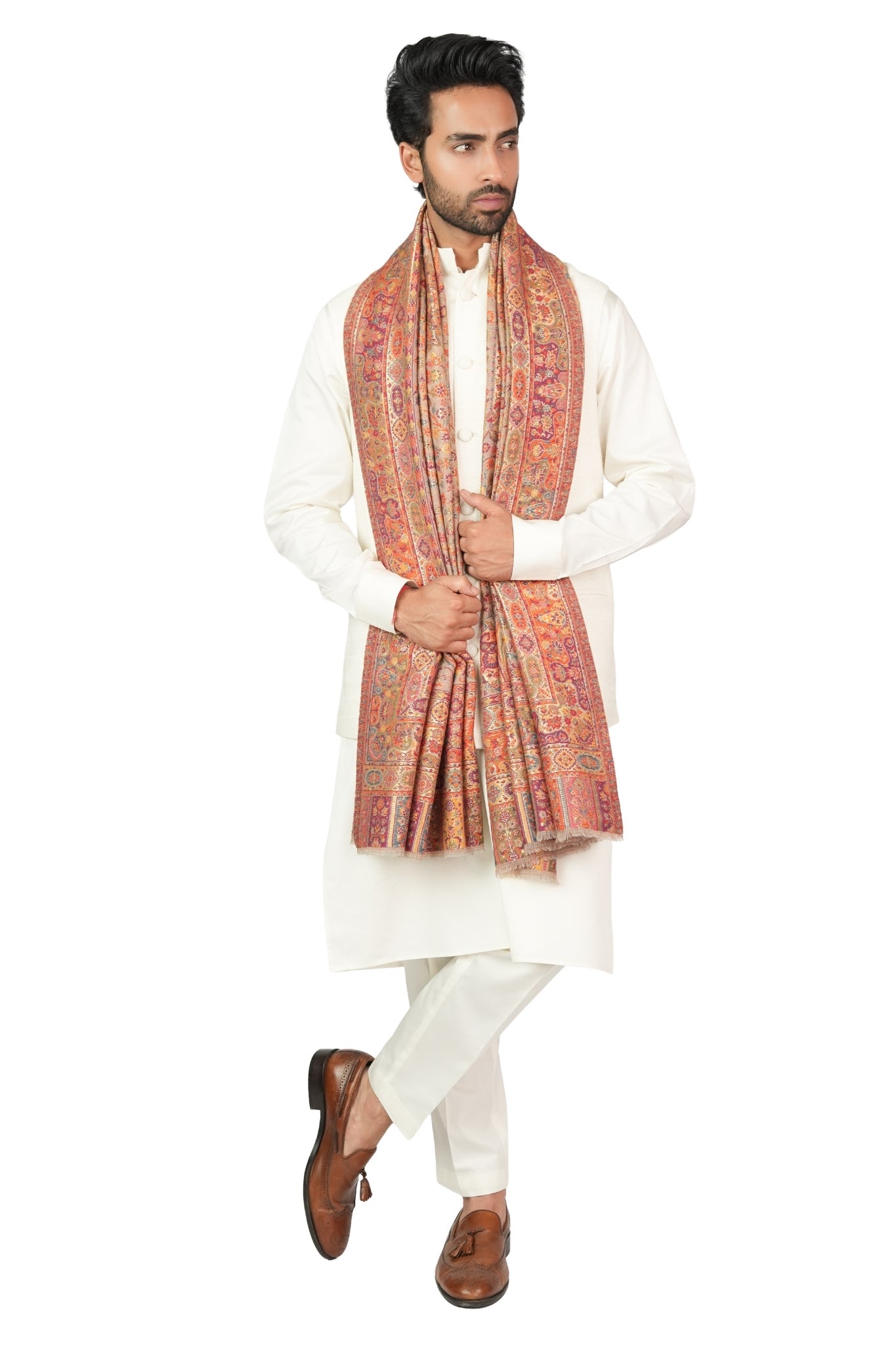 Taroob Maharaj Darbar Resham Shawl