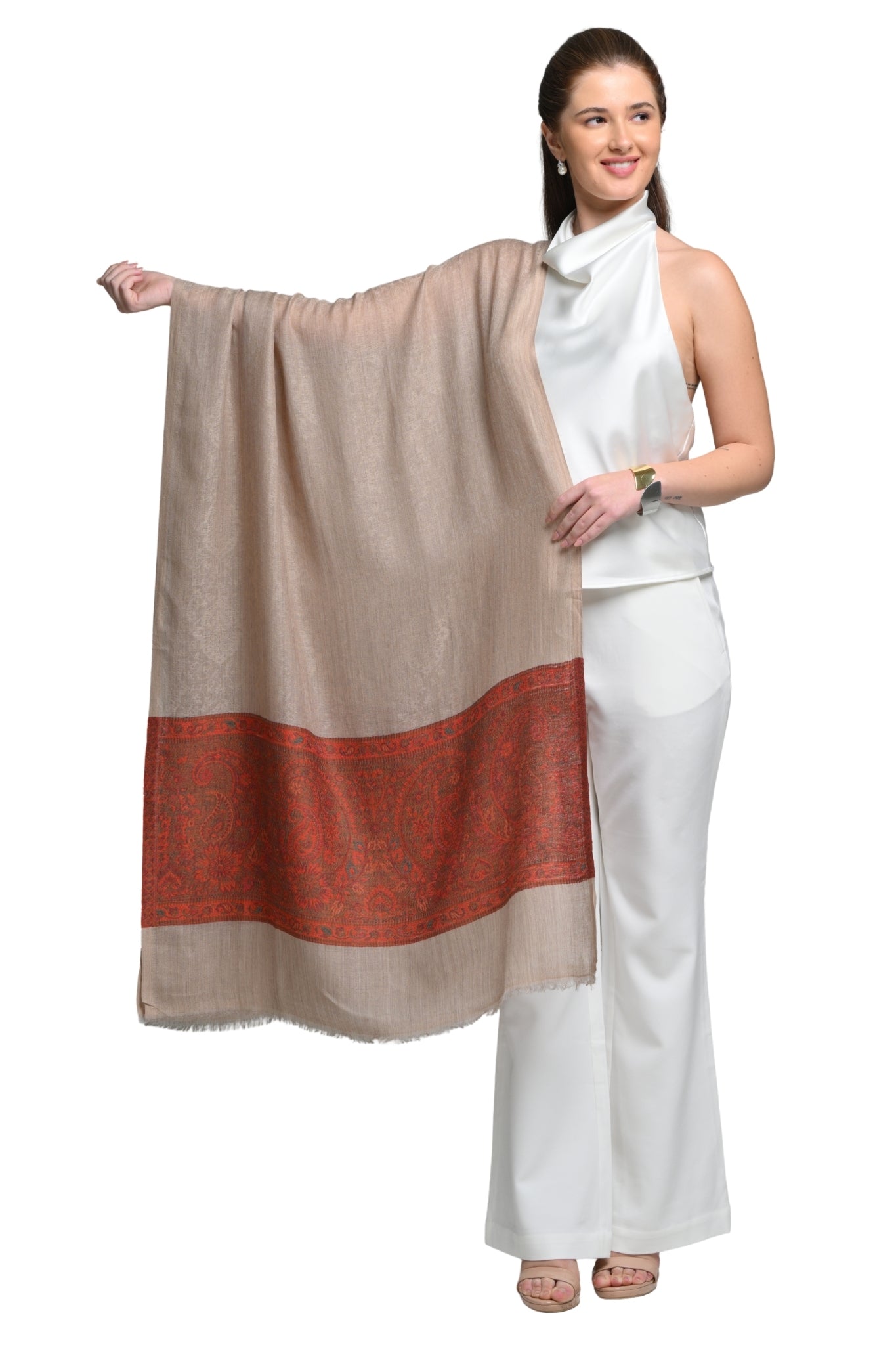 Taroob Wool Rich Kashmiri Stole