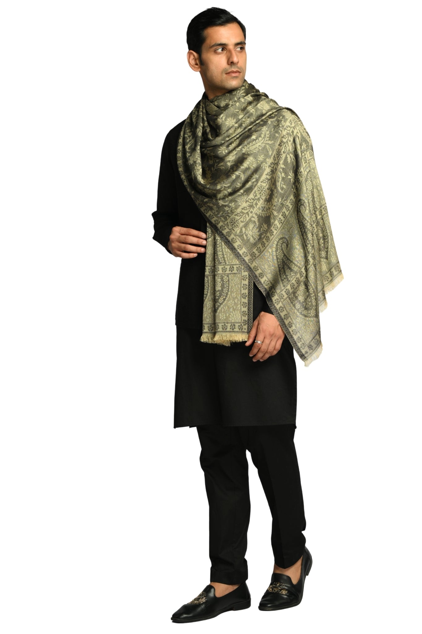Taroob Heritage Silk Modal Jamawar Stole