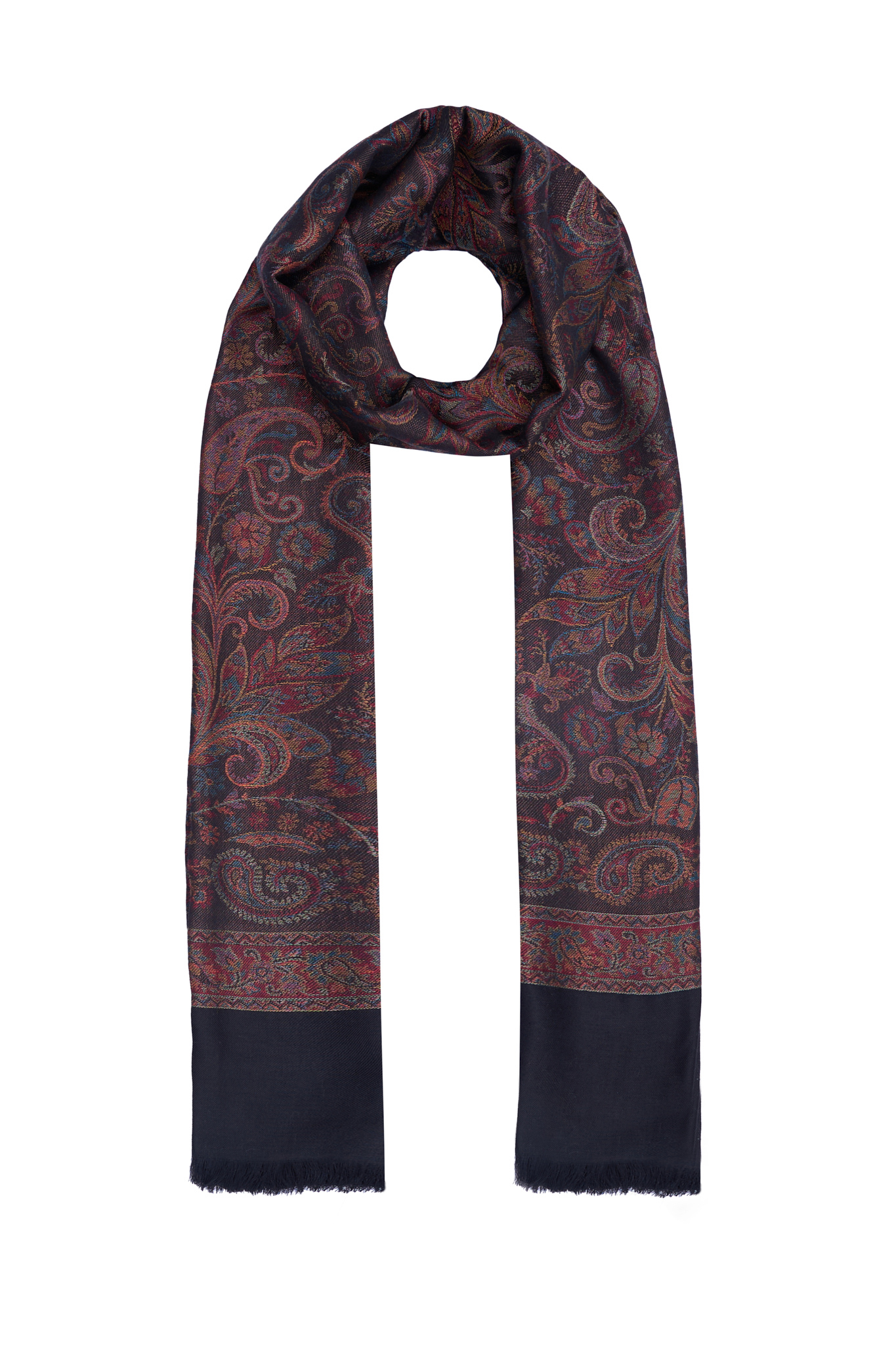 Taroob Couple Gift Set of Wool Silk Stole for Him & Silk Stole for Her