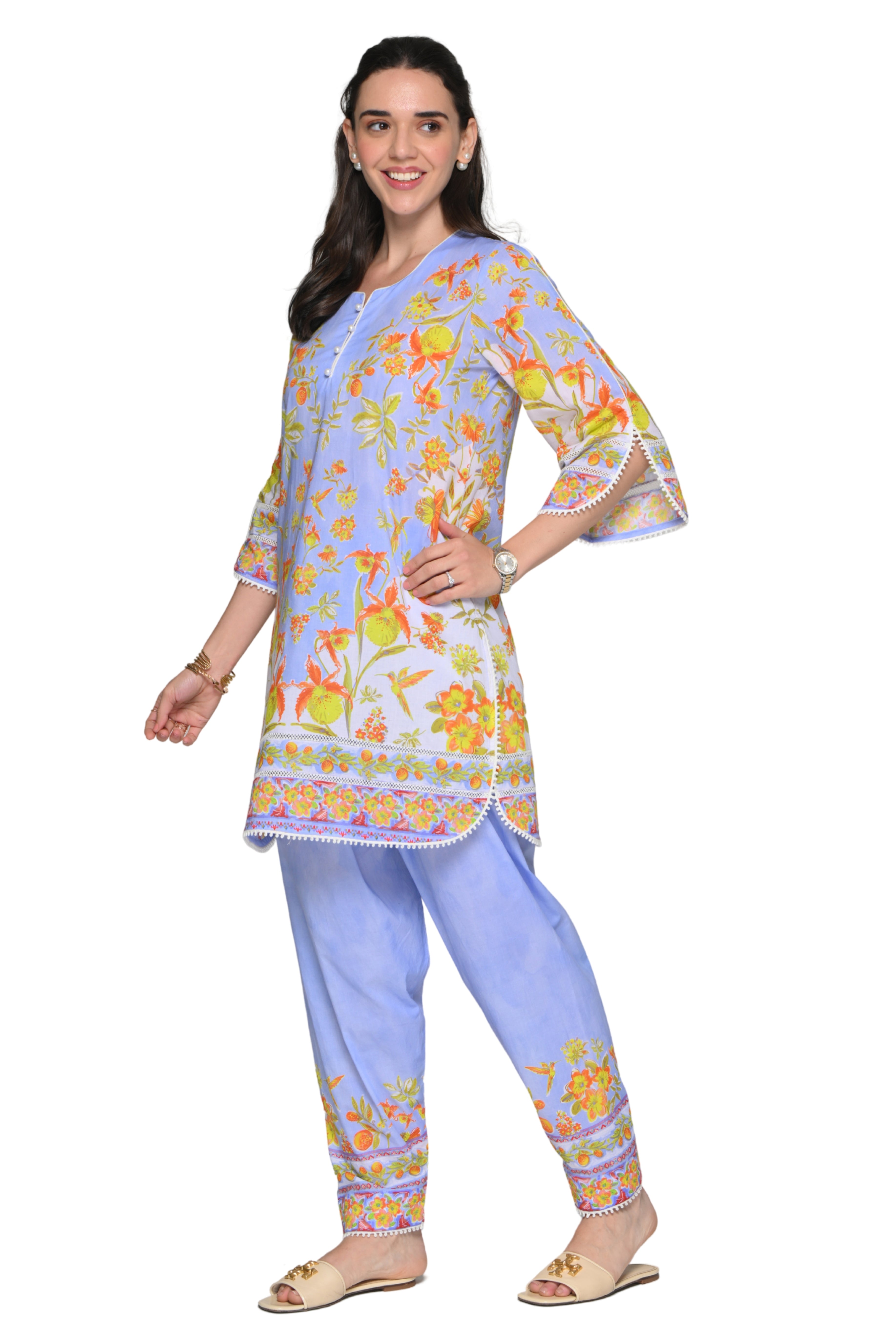 Taroob Garden Rhapsody Cotton Kurta Set