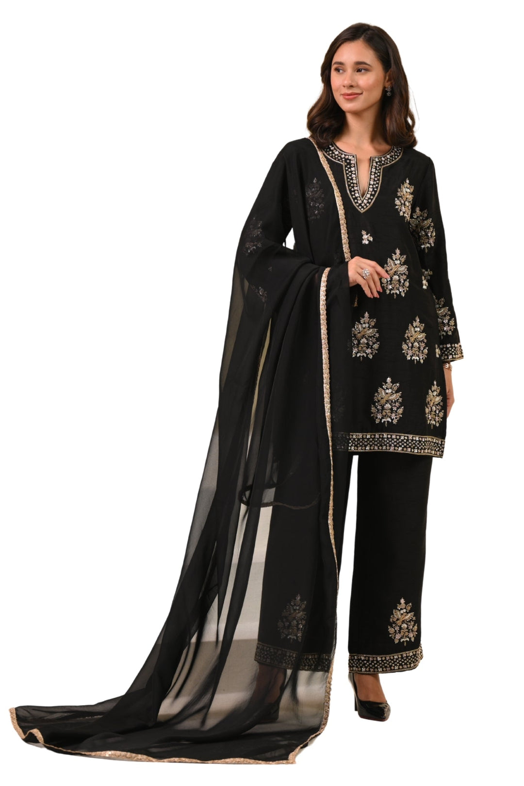 Taroob Royal Zarodzi Hand Embellished Kurta Set