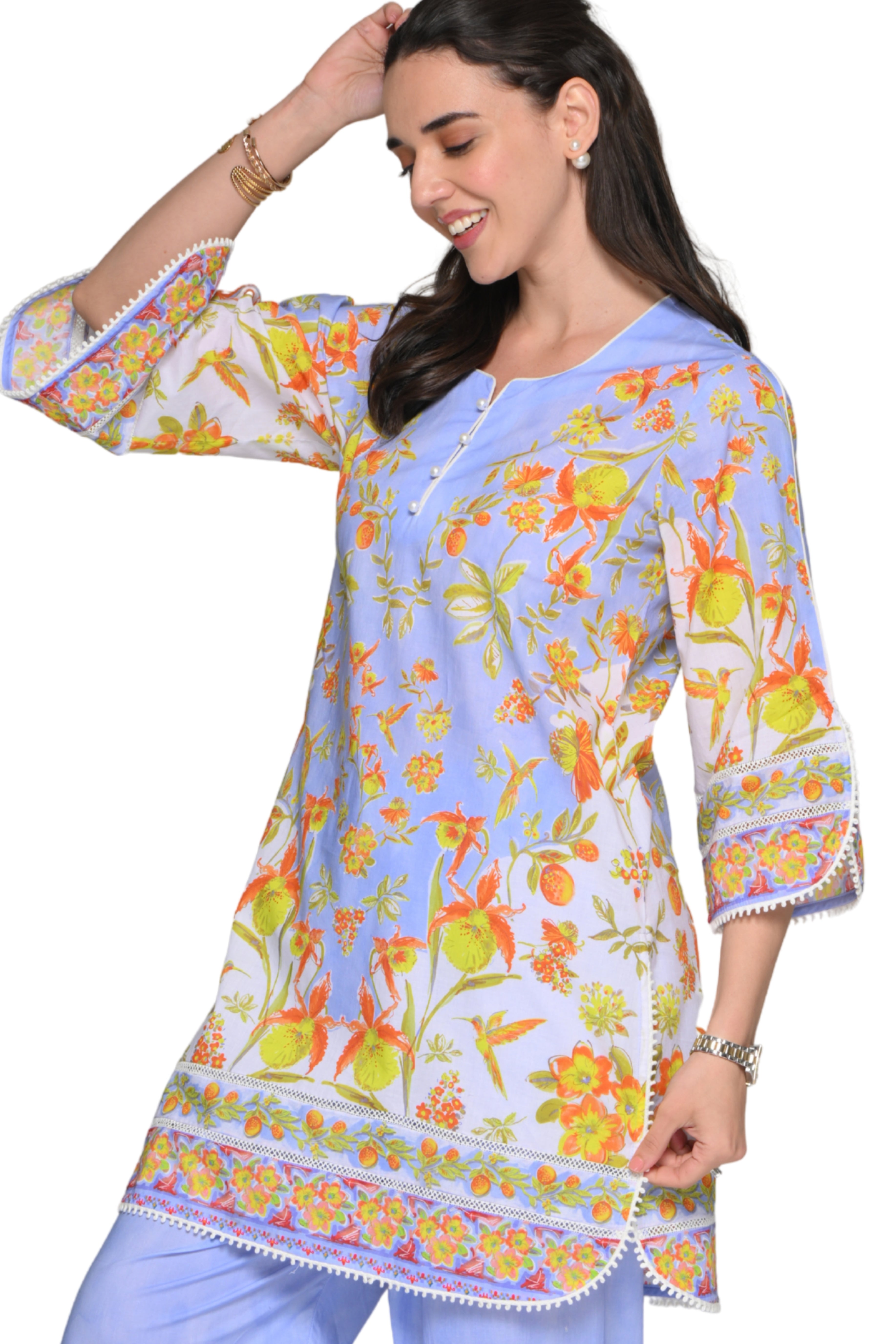 Taroob Garden Rhapsody Cotton Kurta Set