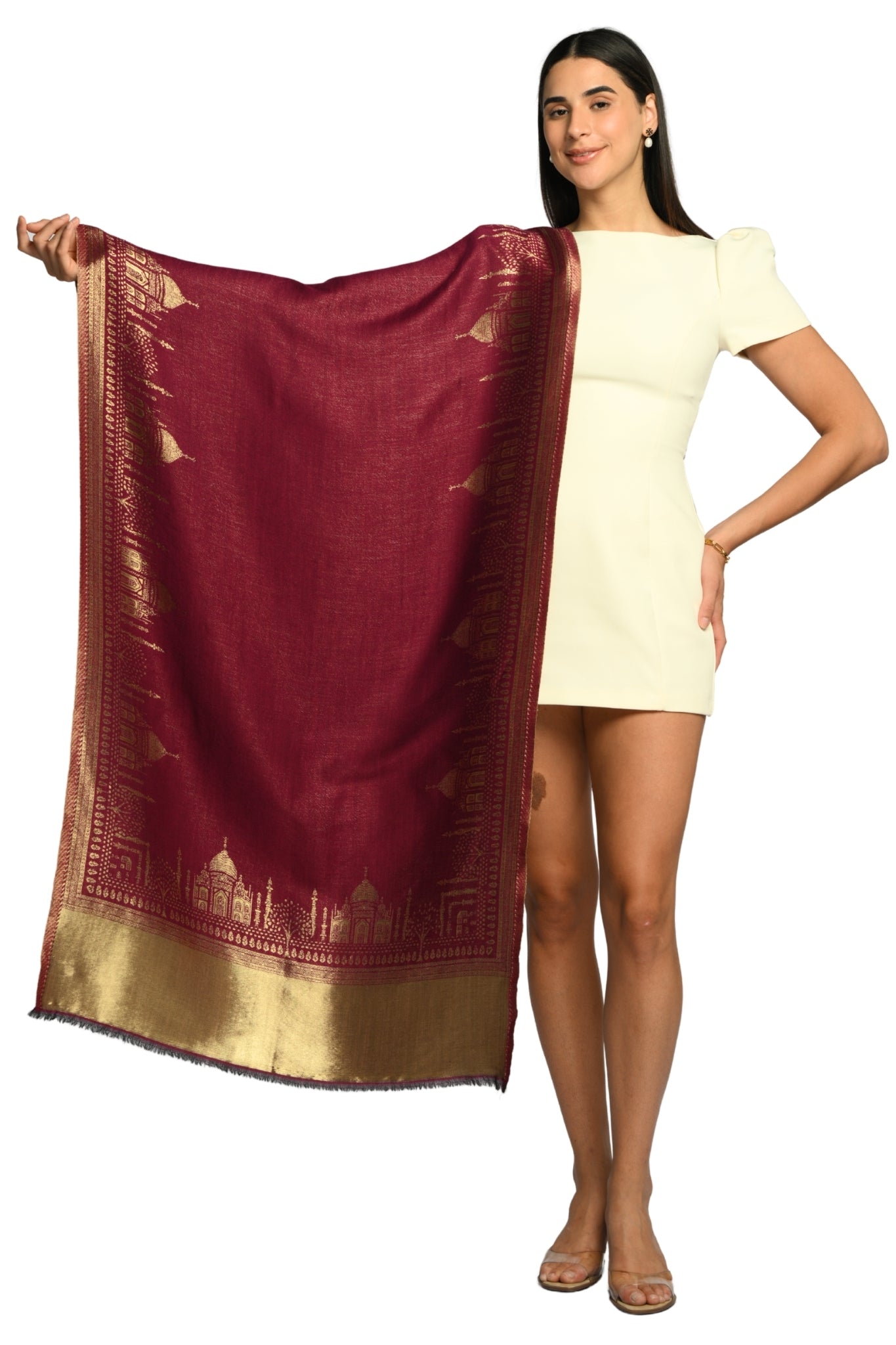 Taroob Taj Noor Resham Stole