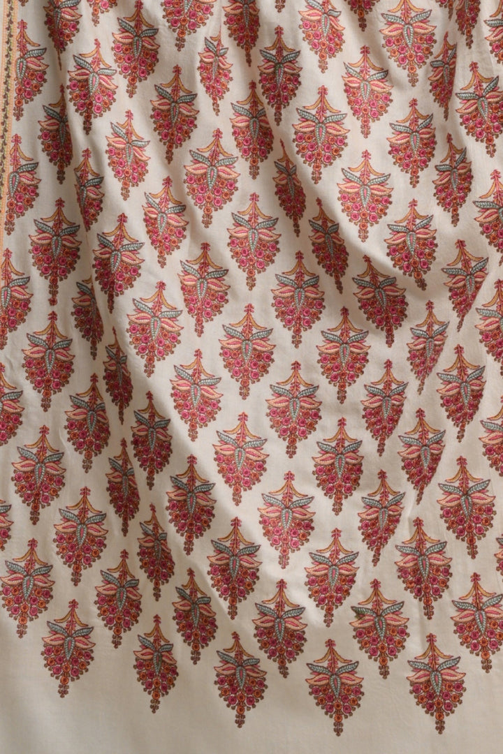 Taroob Embroidered Jamawar Stole