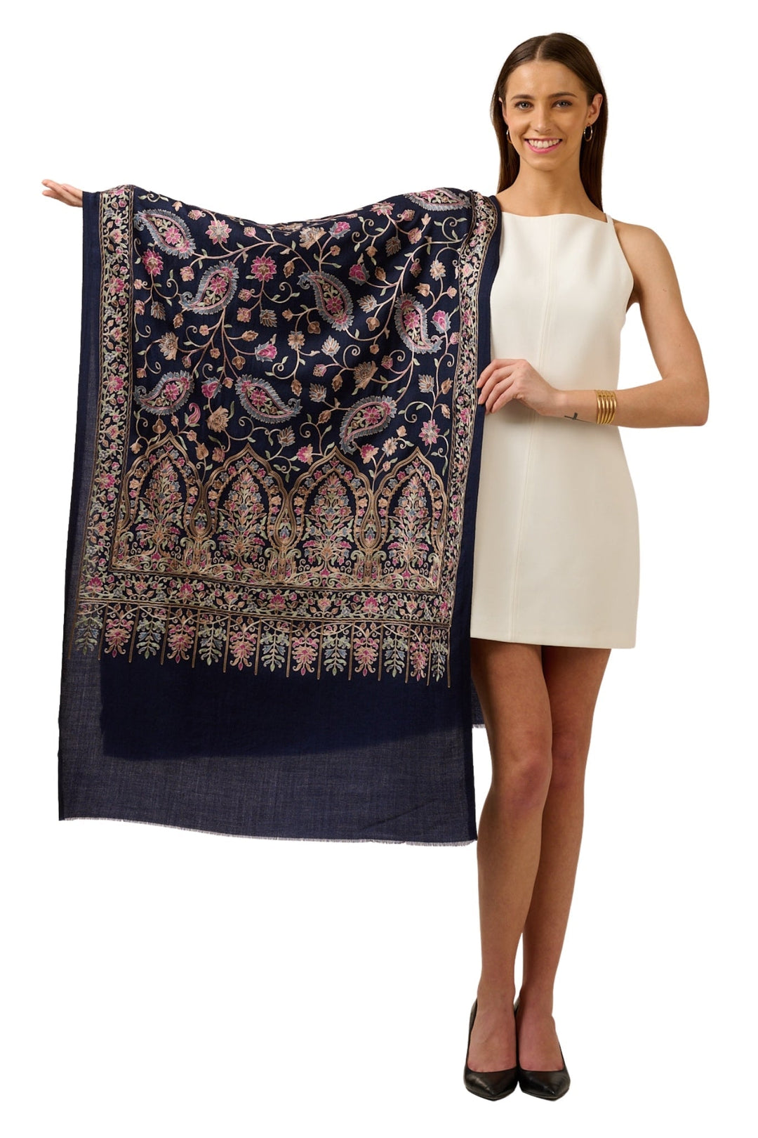 Taroob Gift Set of Unisex Aari Wool Silk Stole for Him or Her