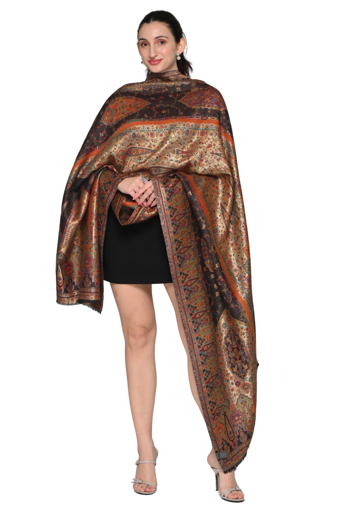 Taroob Shahi Resham Kashmiri Shawl