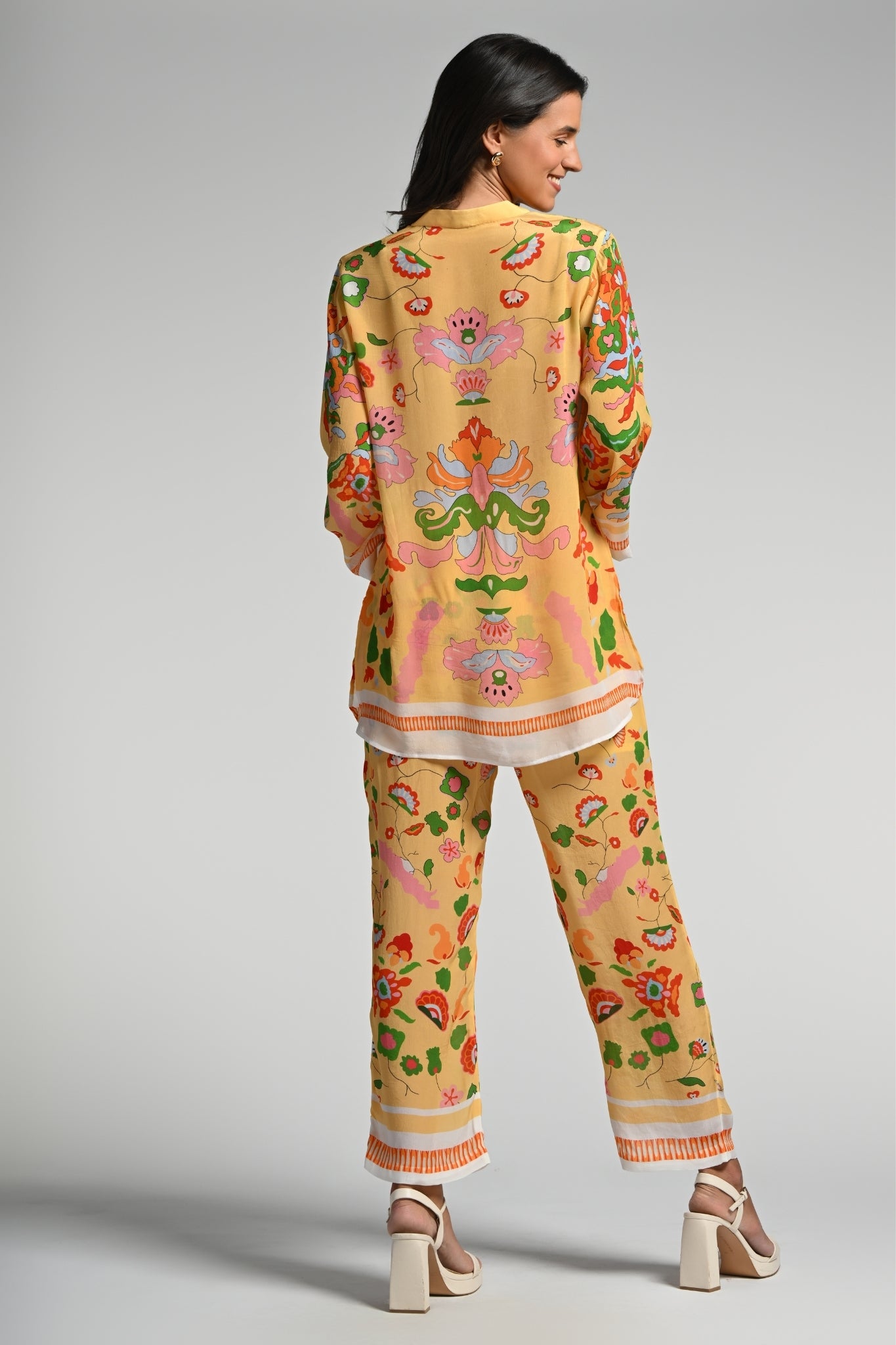 Taroob Floral Utopia Tunic Set