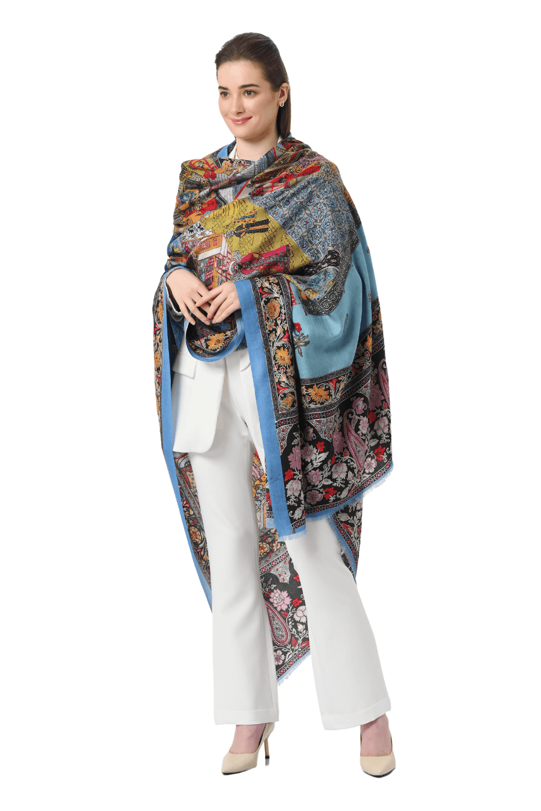 Shop Stylish Designer Shawls for Women Online Taroob Official Site