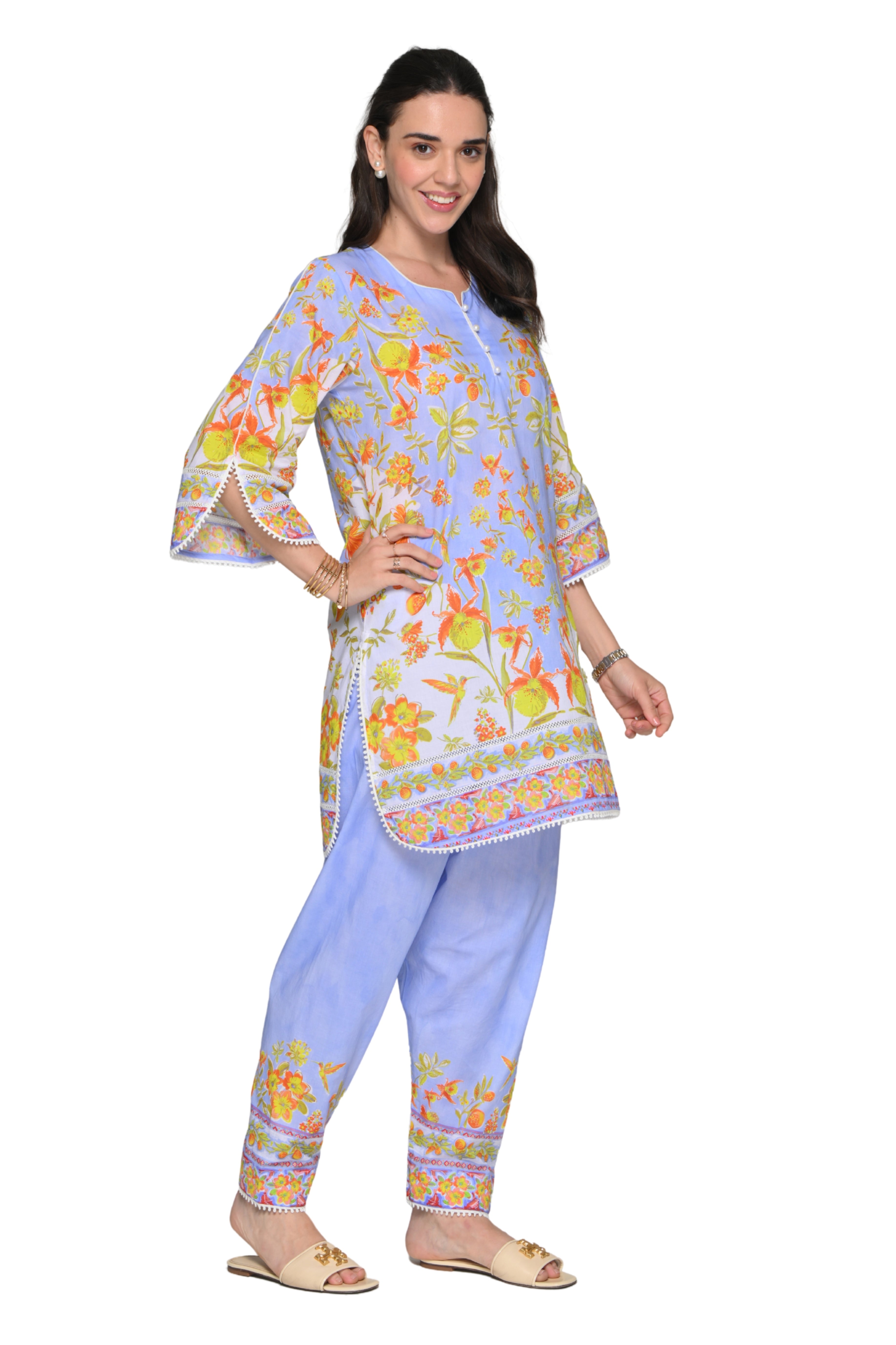 Taroob Garden Rhapsody Cotton Kurta Set