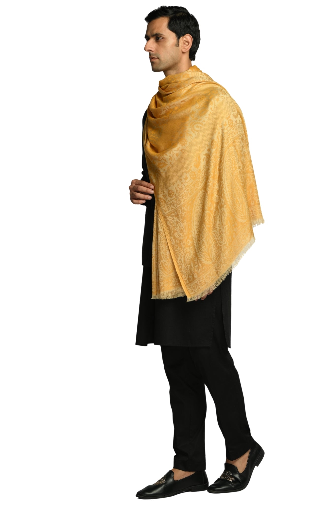 Taroob Fine Weave Silk Jamawar Stole