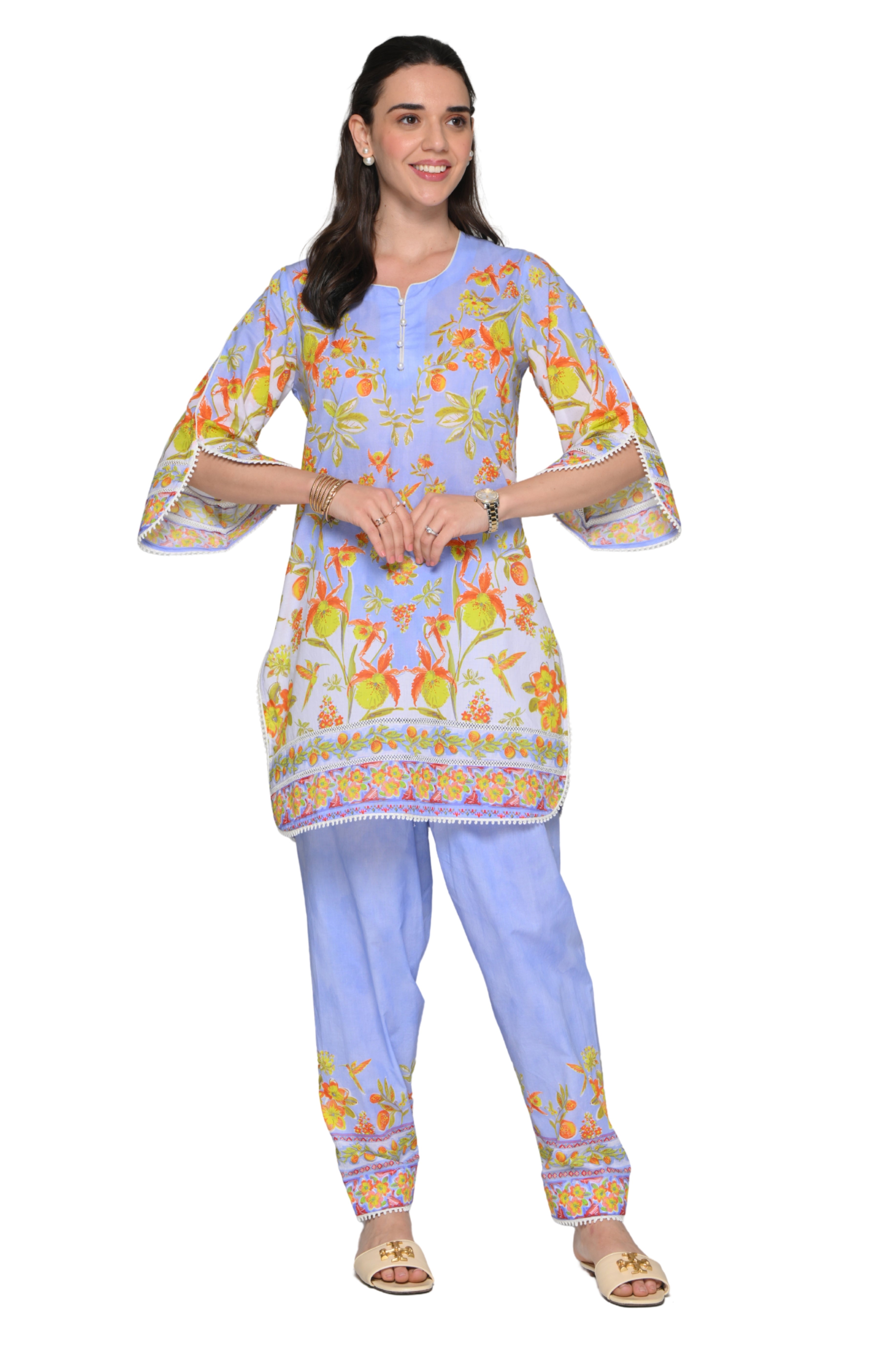 Taroob Garden Rhapsody Cotton Kurta Set