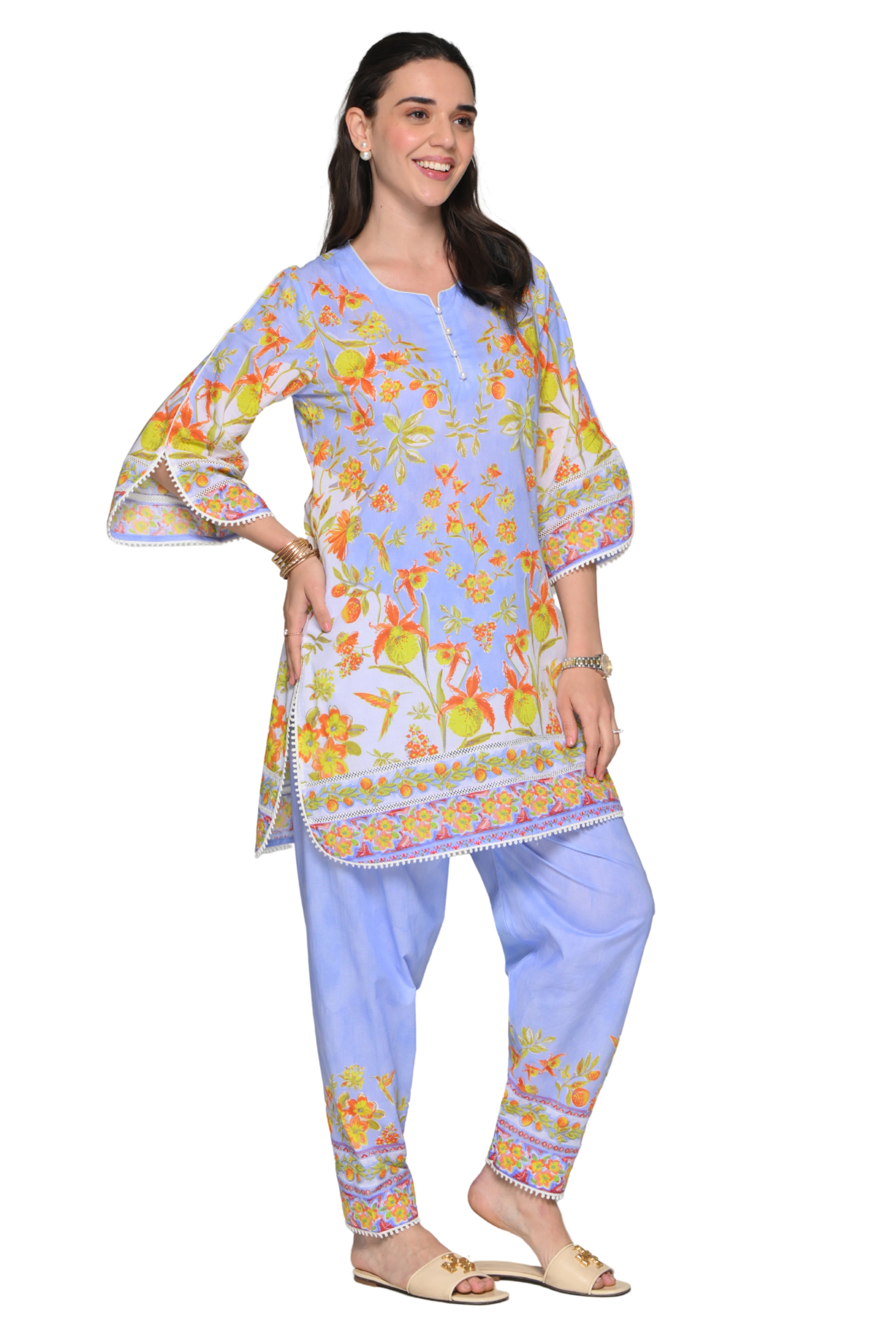 Taroob Garden Rhapsody Cotton Kurta Set