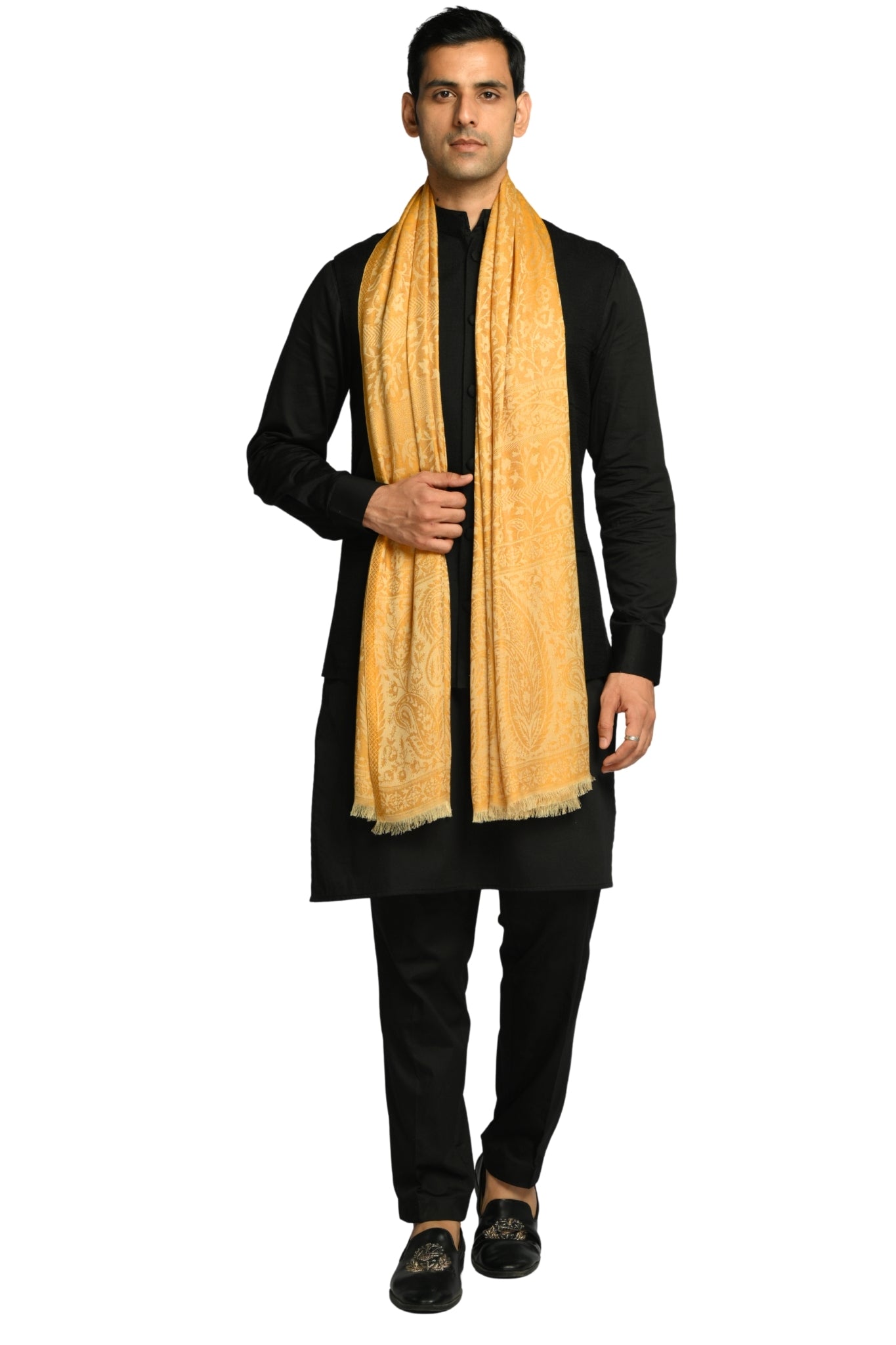 Taroob Fine Weave Silk Jamawar Stole