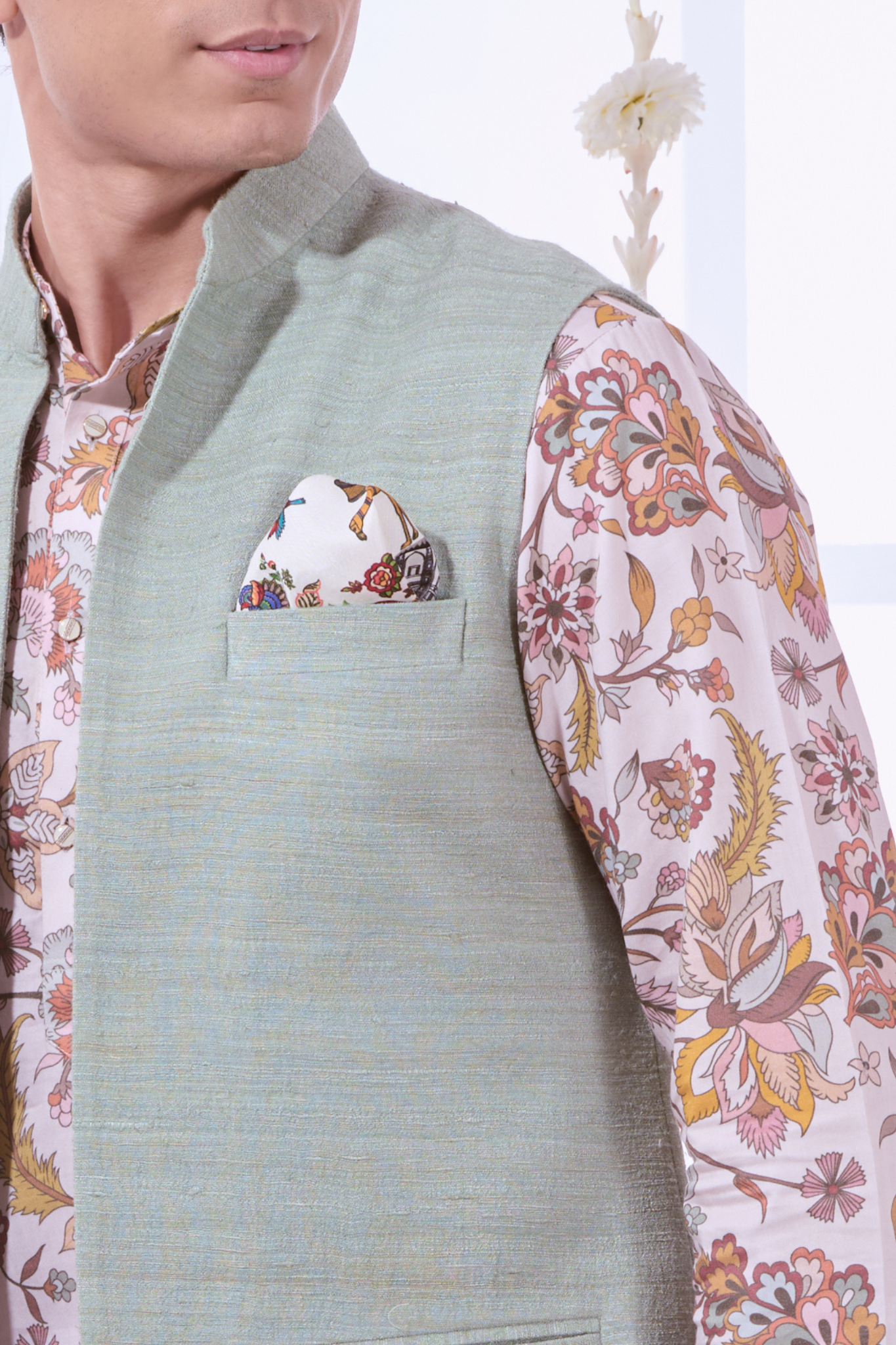 Taroob Silk Art Pocket Square