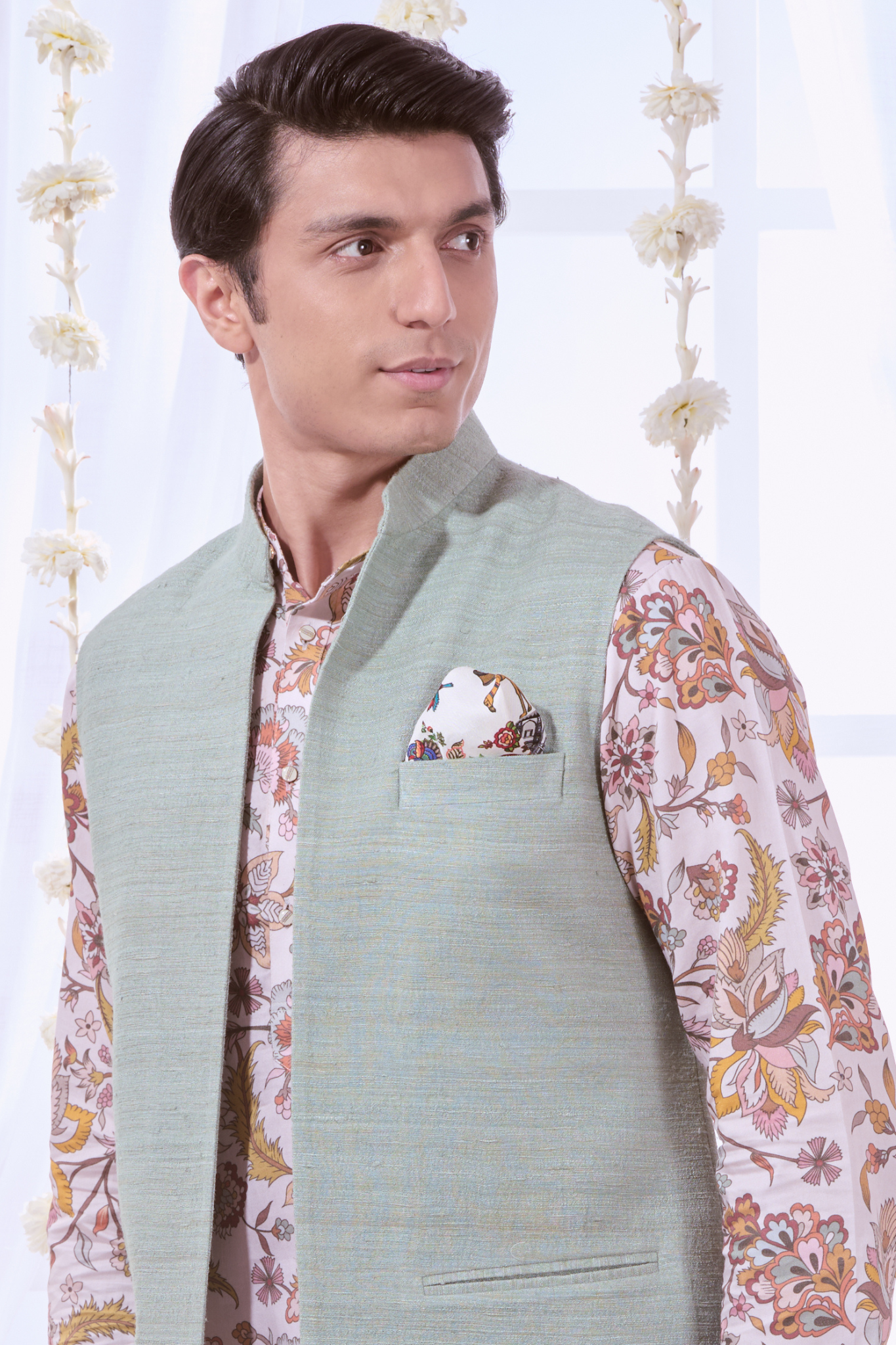 Taroob Silk Art Pocket Square