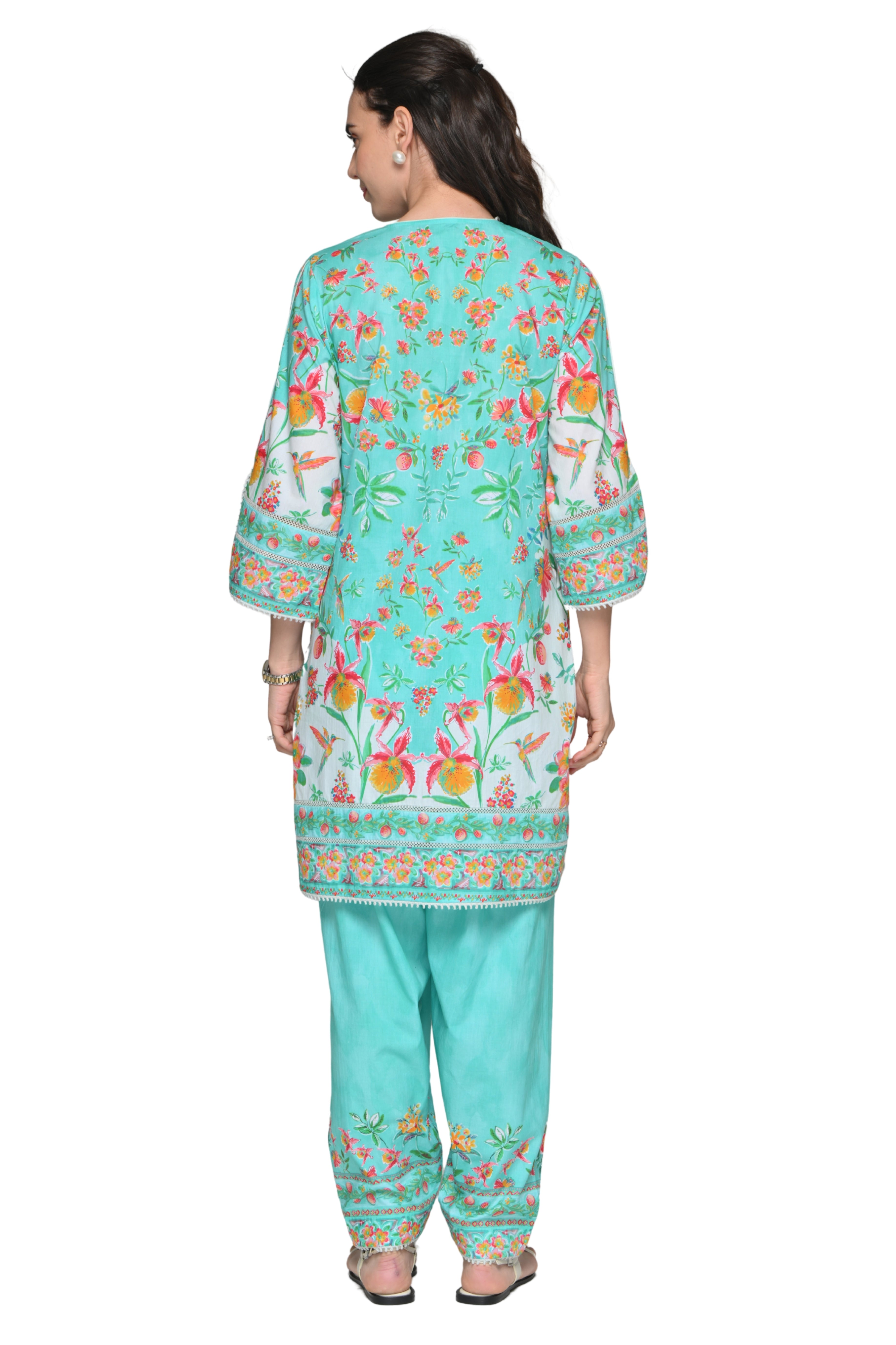 Taroob Garden Rhapsody Cotton Kurta Set