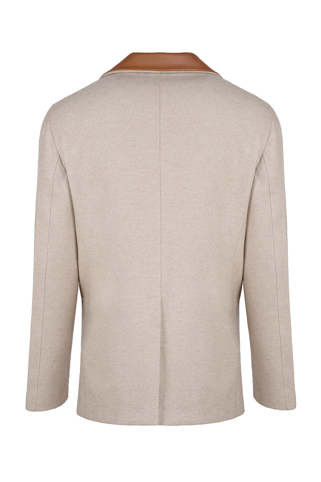 Taroob Leather Trim Contemporary Jacket