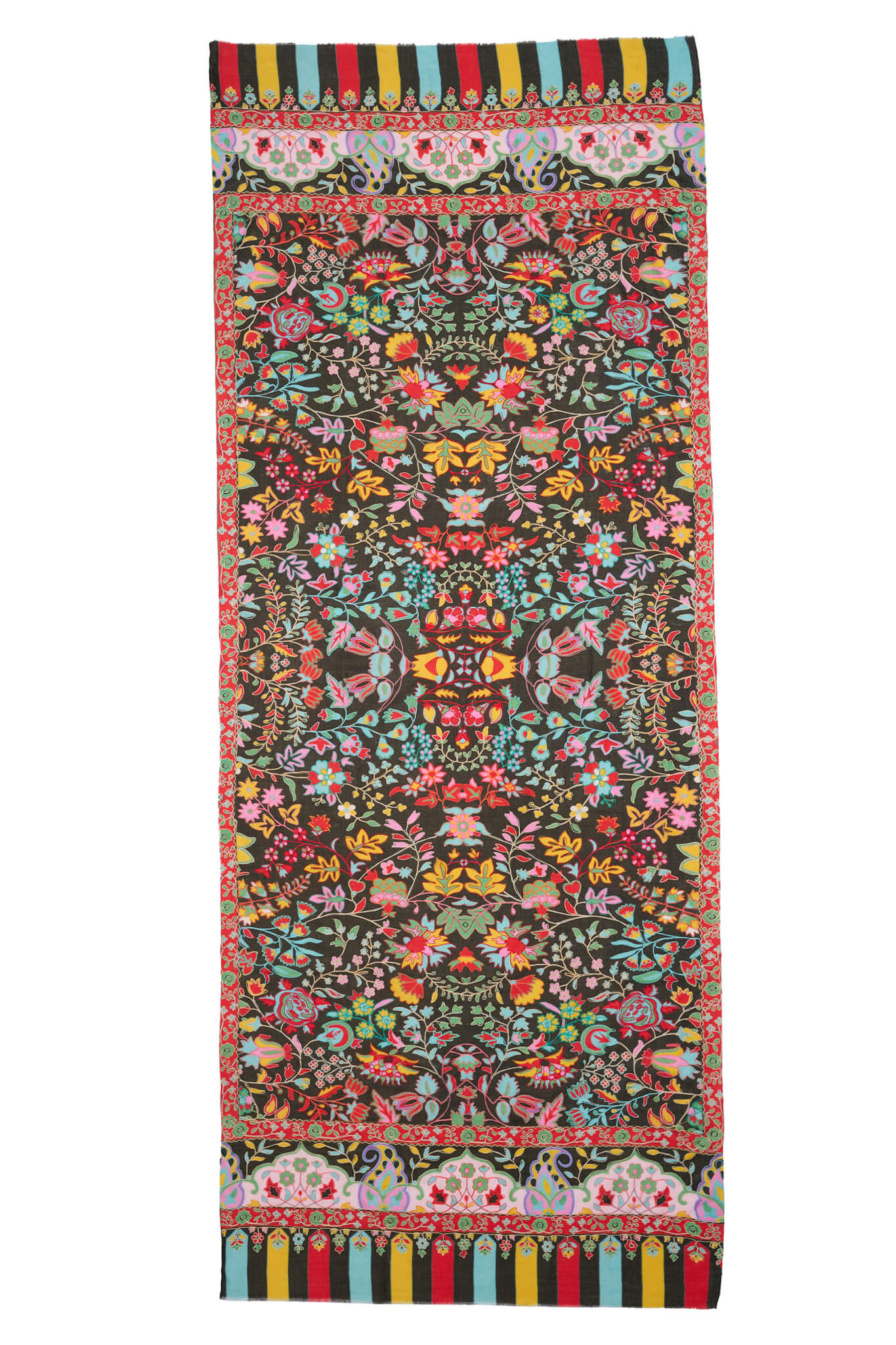 Taroob Fusion Floral Kalamkari Stole