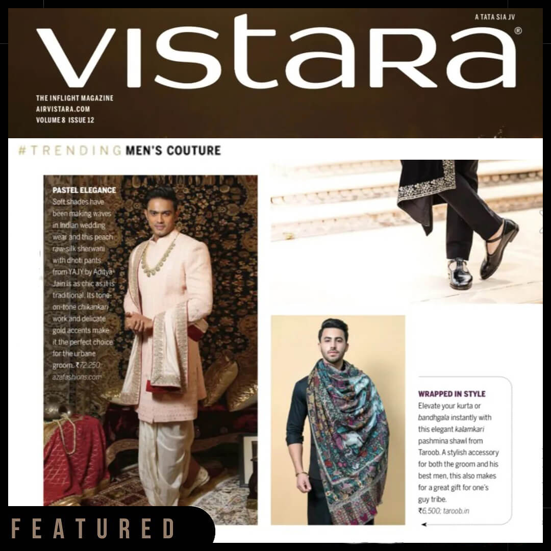 Taroob featured in Vistara Magazine