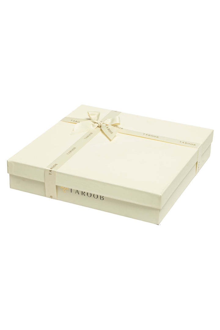 Taroob Couple Gift Set of Checkered Stole for Him & Kashmiri Stole for Her