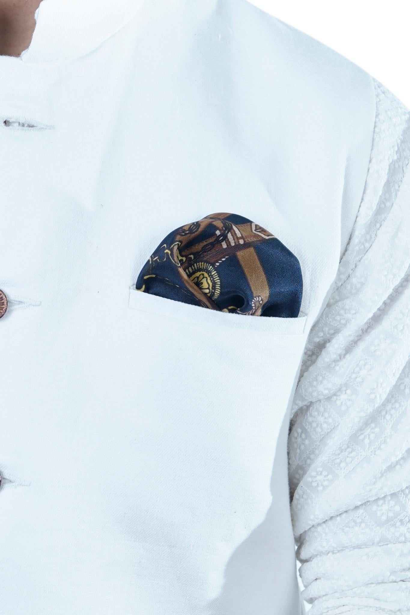 Taroob True Equestrian Silk Pocket Square