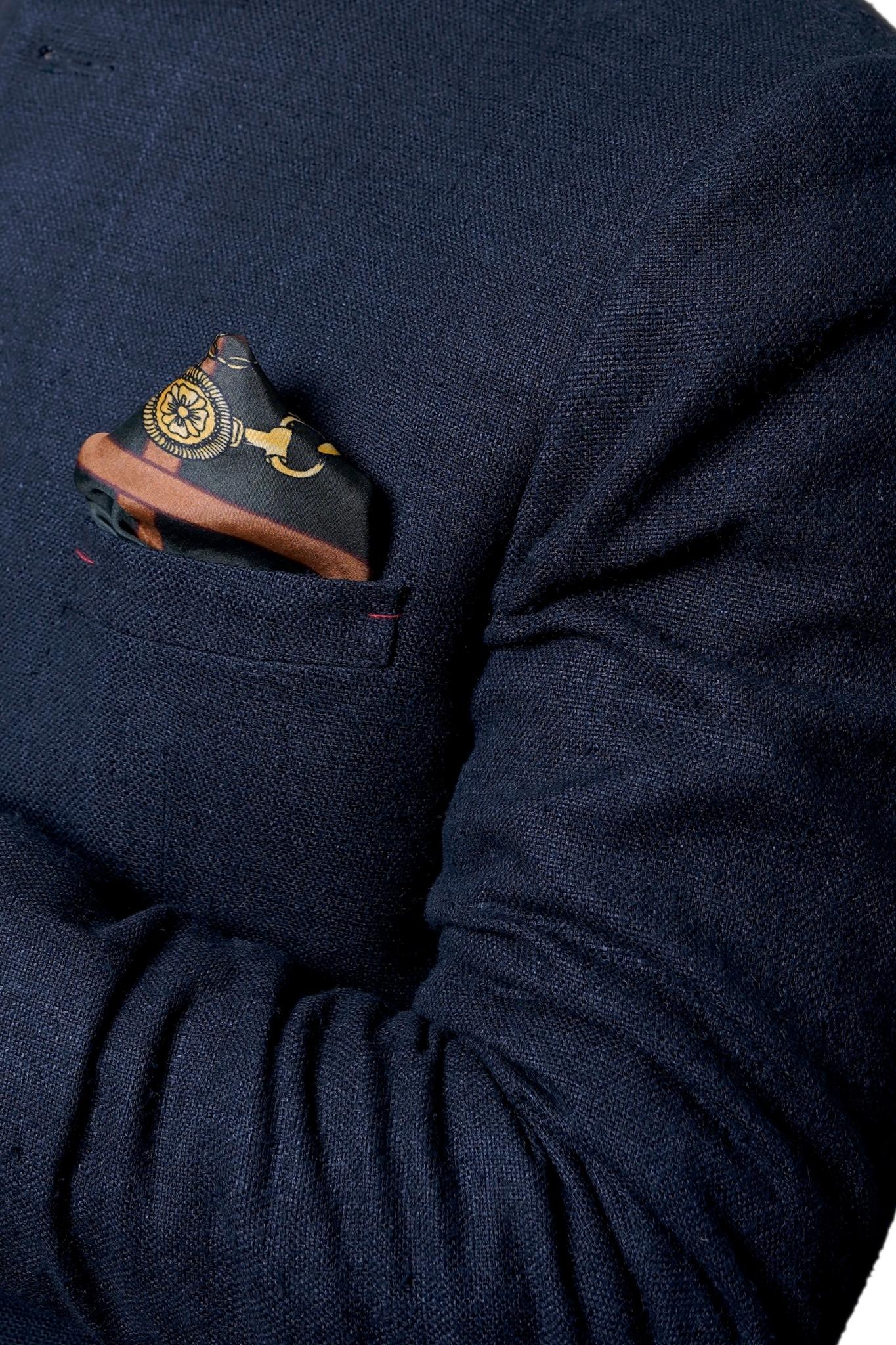 Taroob True Equestrian Silk Pocket Square